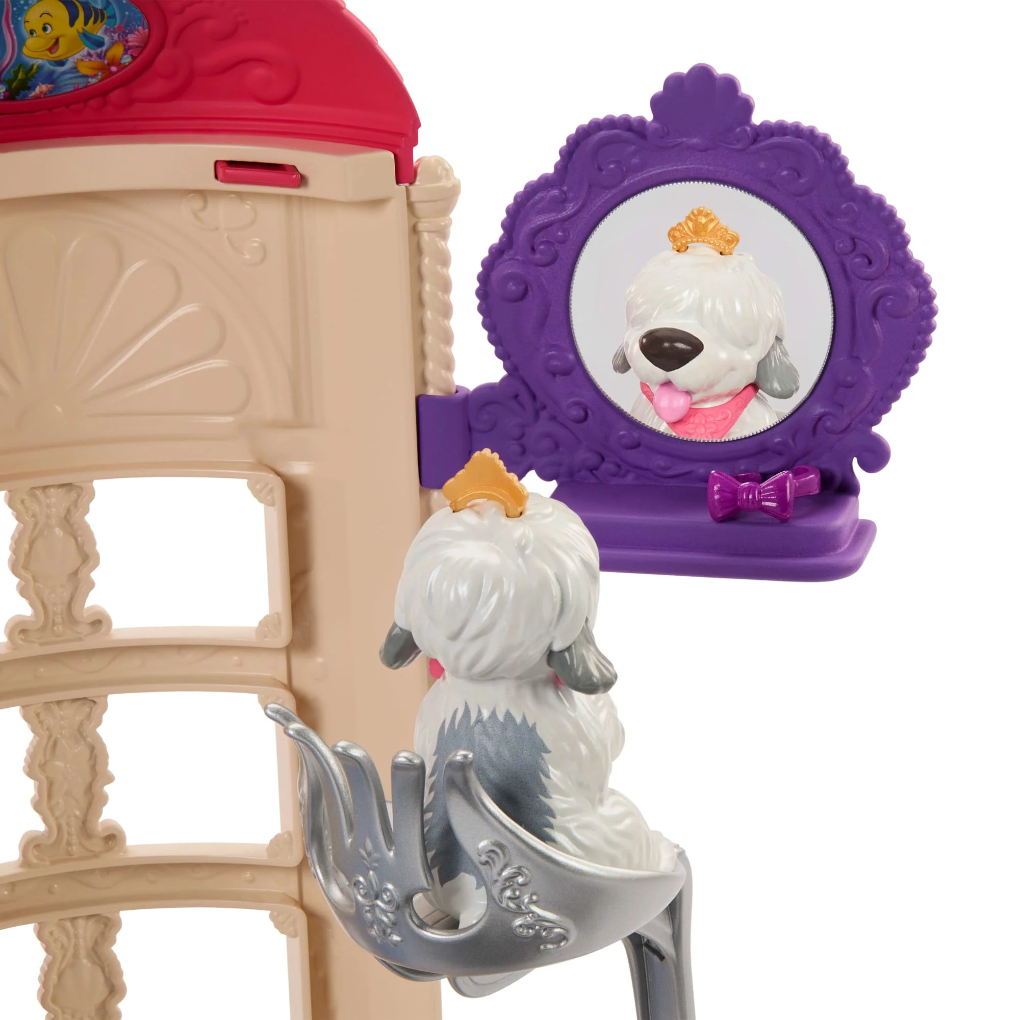Disney Princess Pet Palace Playset With 7 Play Areas, 3 Animal Friends & 20+ Furniture & Accy - Image 3