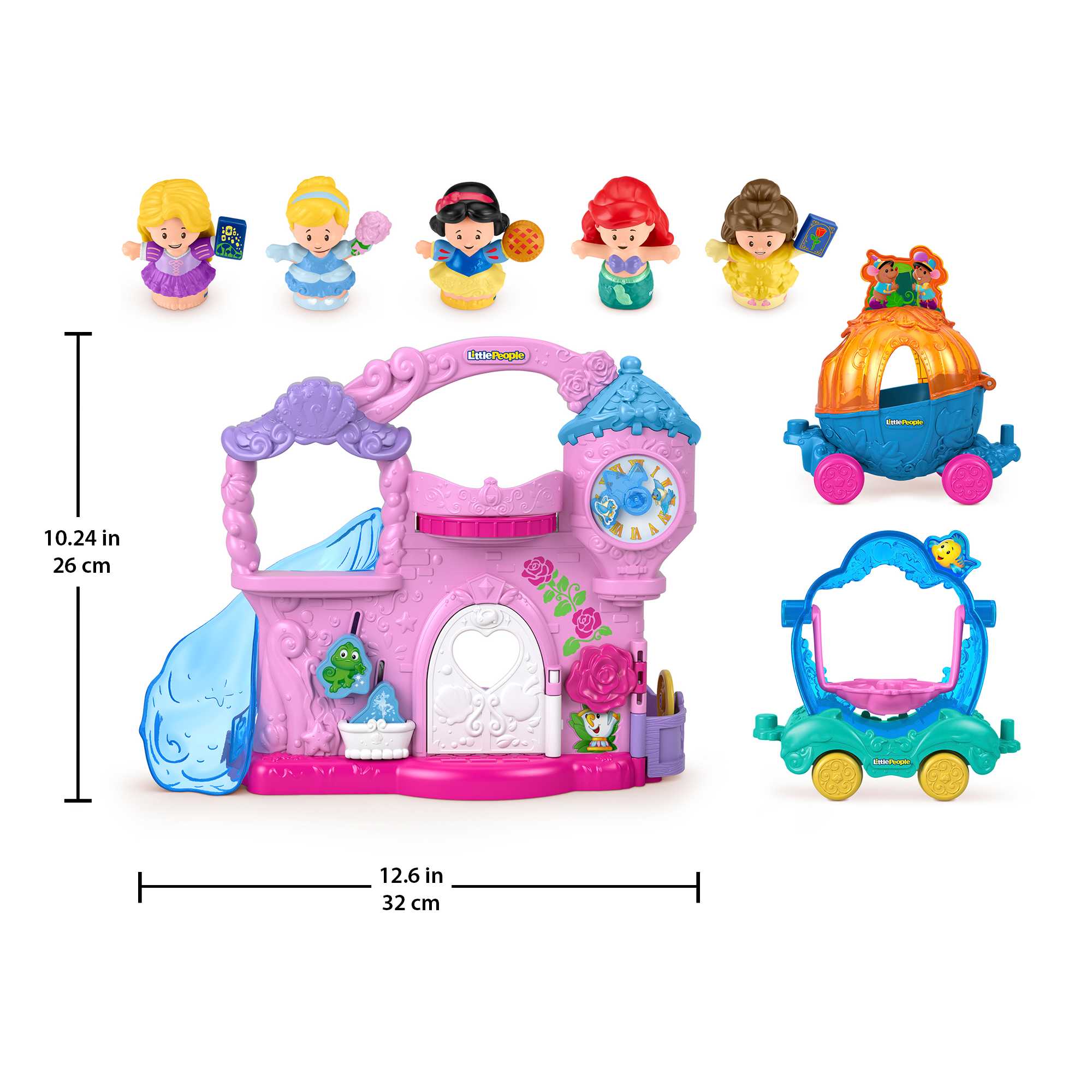 Disney Princess Play & Go Castle Gift Set by Little People - Image 6