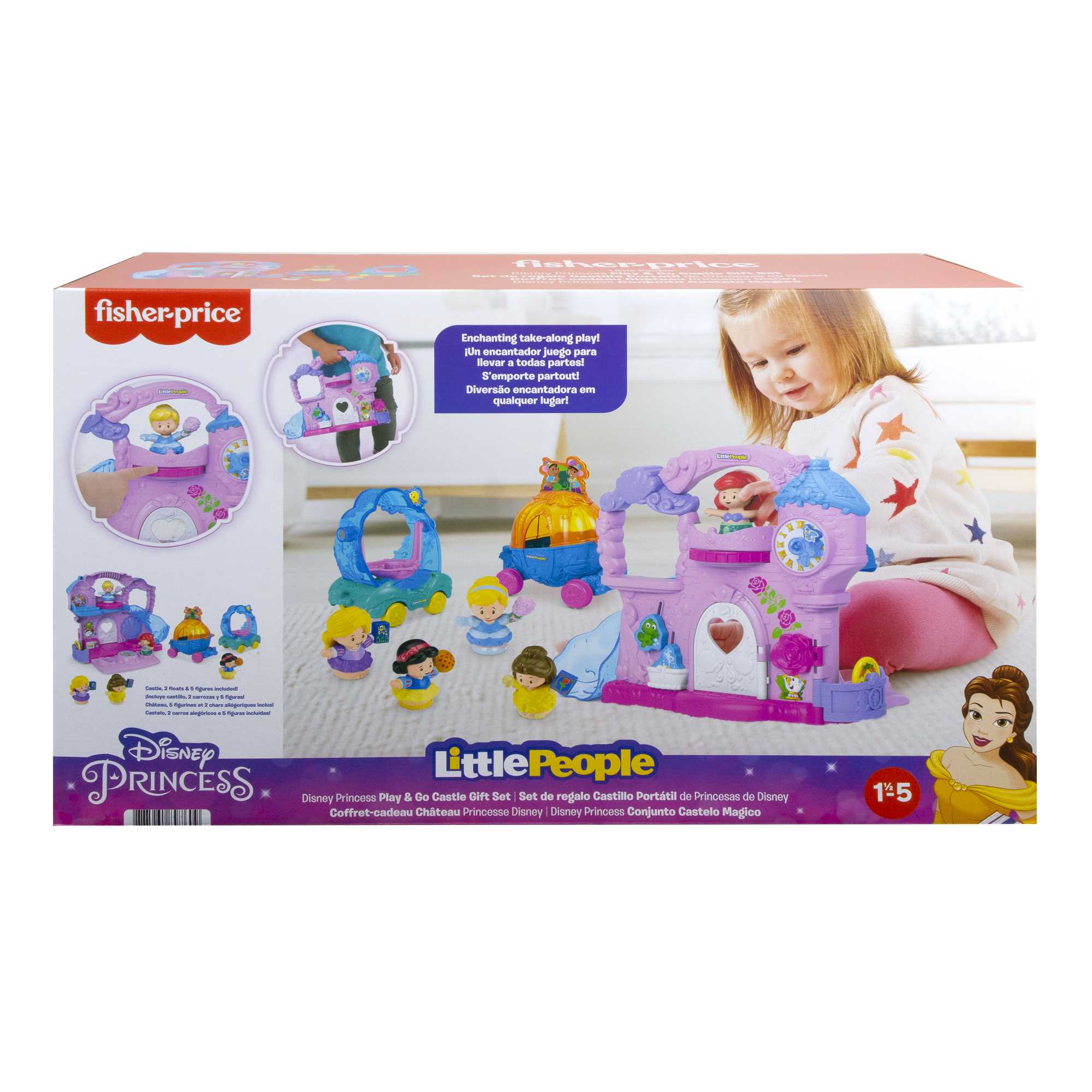 Disney Princess Play & Go Castle Gift Set by Little People - Image 7