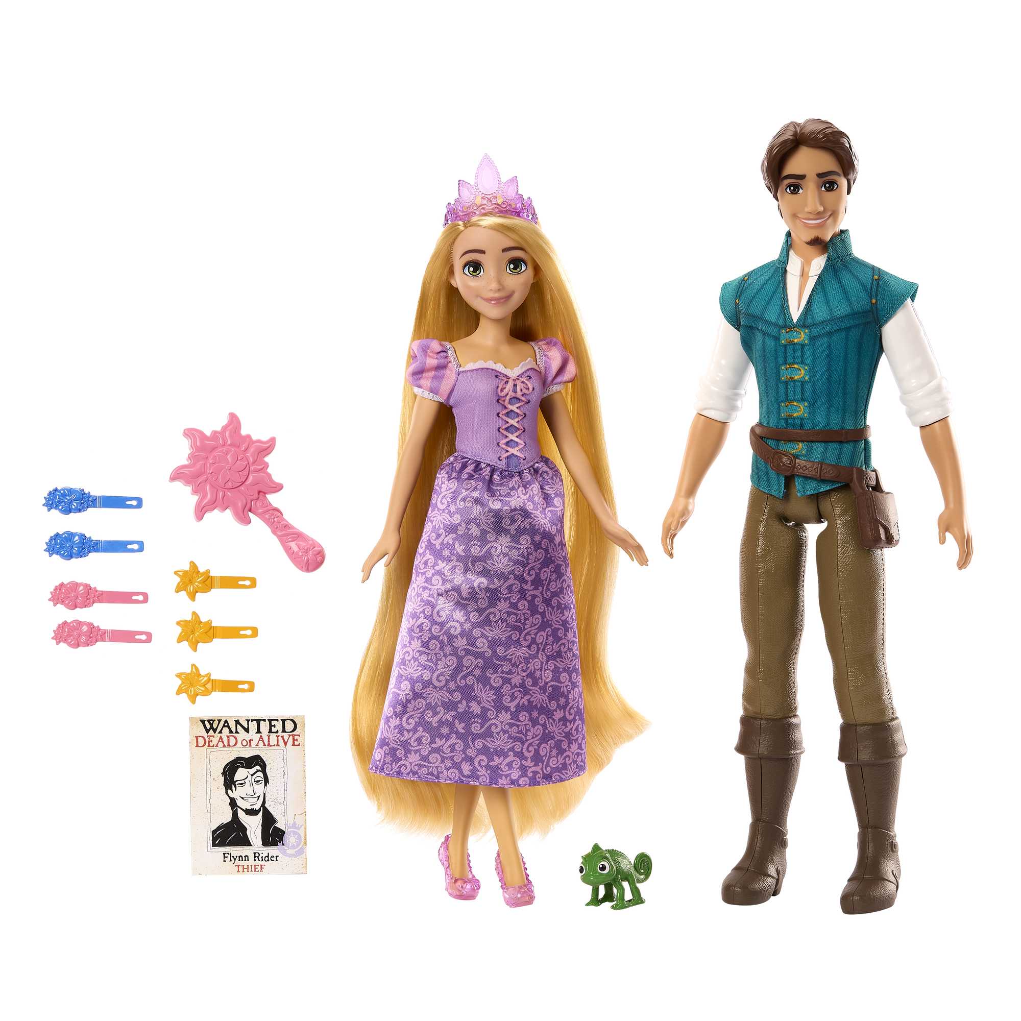 Disney Princess Toys, Rapunzel And Flynn Rider Dolls And Accessories - Image 4