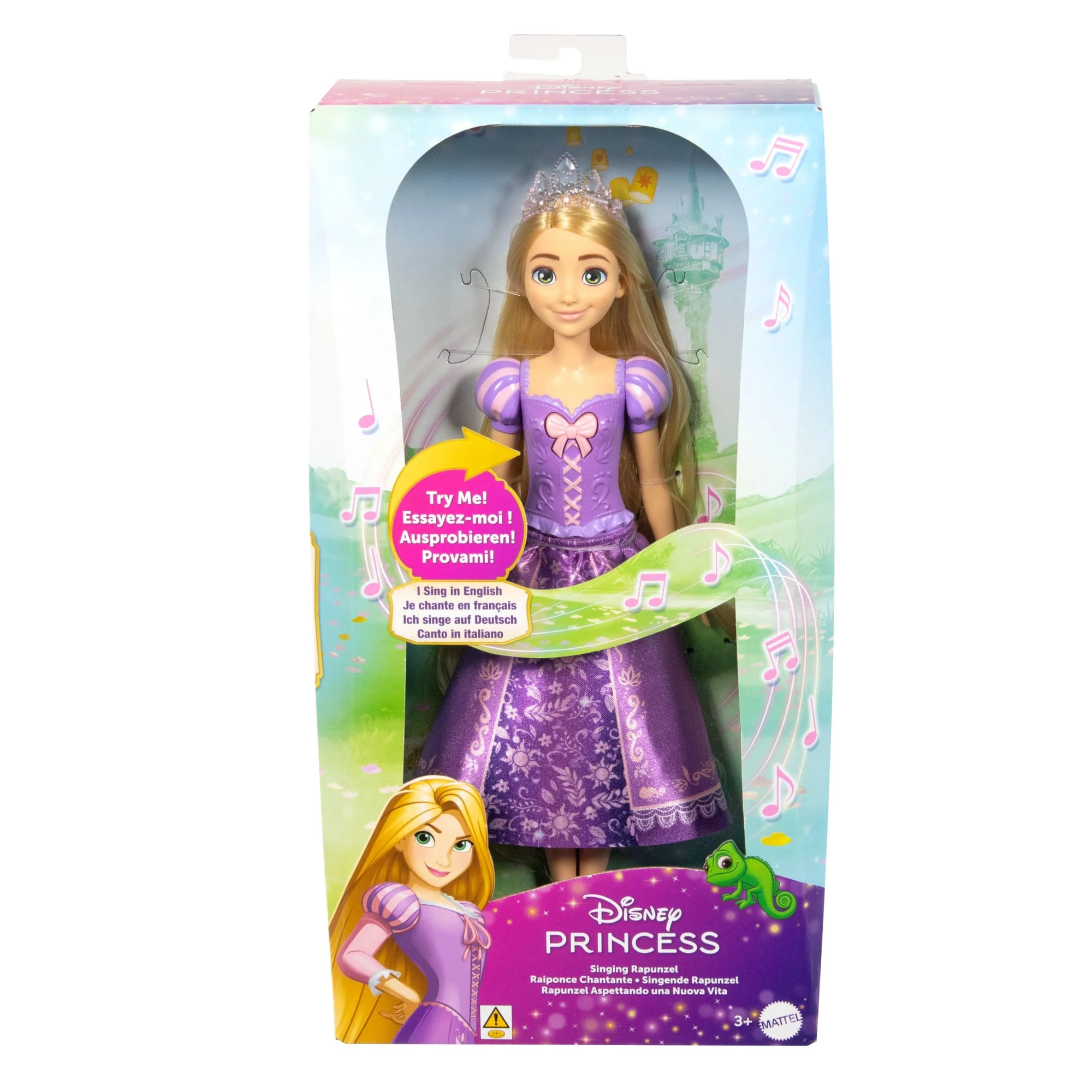 Disney Princess Rapunzel Cantante, Bambola Che Canta 'Aspettando Una Nuova Vita' in 4 Lingue Dal Film - Image 5
