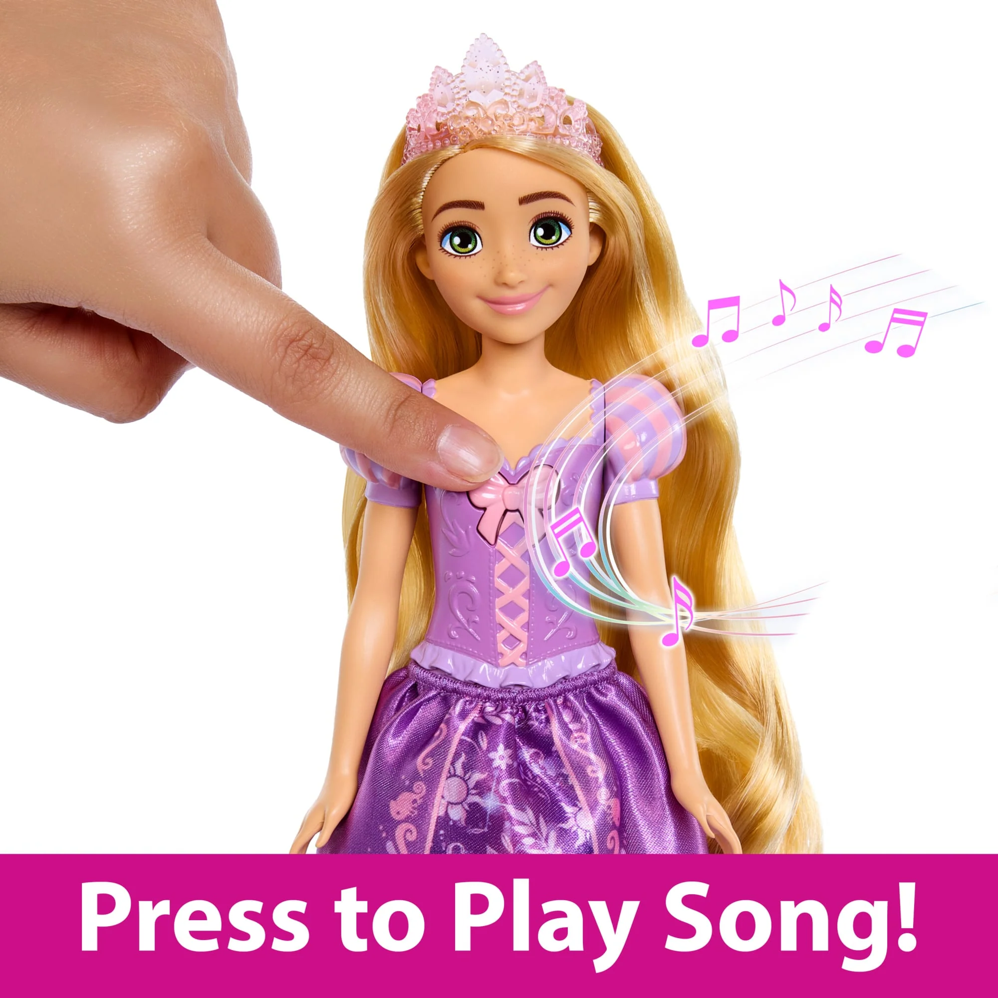 Disney Princess Toys, Singing Rapunzel Doll - Image 3