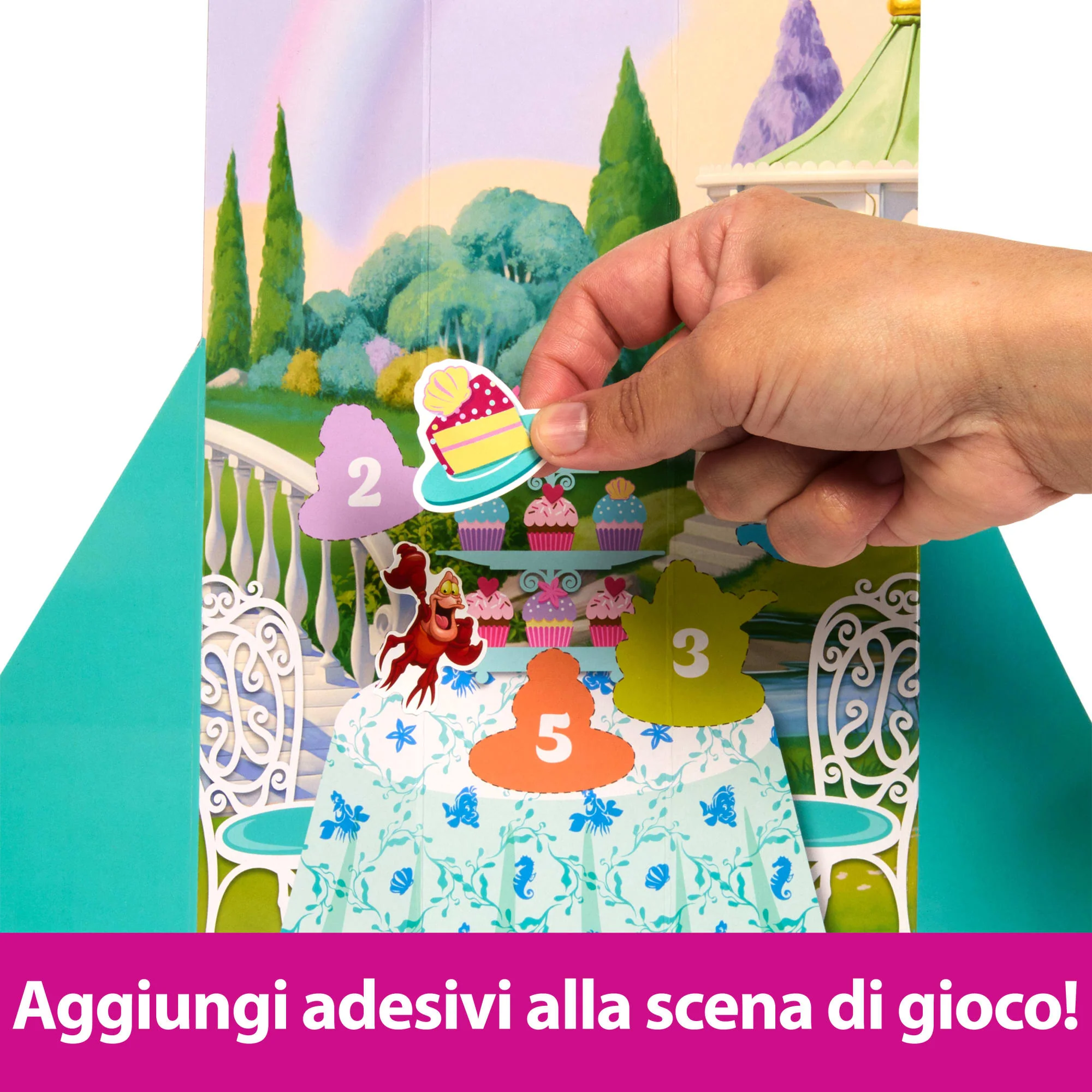 Disney Princess Spin & Reveal Ariel, Bambola Alla Moda E Accessori Con 11 Sorprese - Image 5