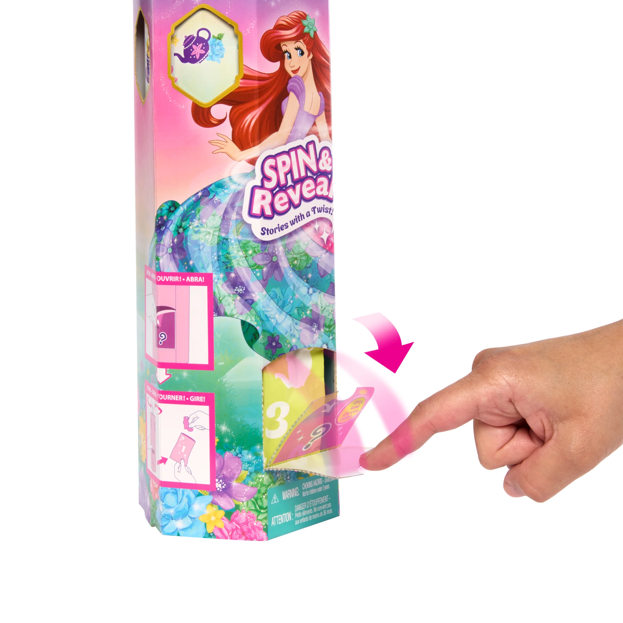 Disney Princess Spin & Reveal Κούκλα Άριελ & Αξεσουάρ Με 11 Εκπλήξεις - Image 3