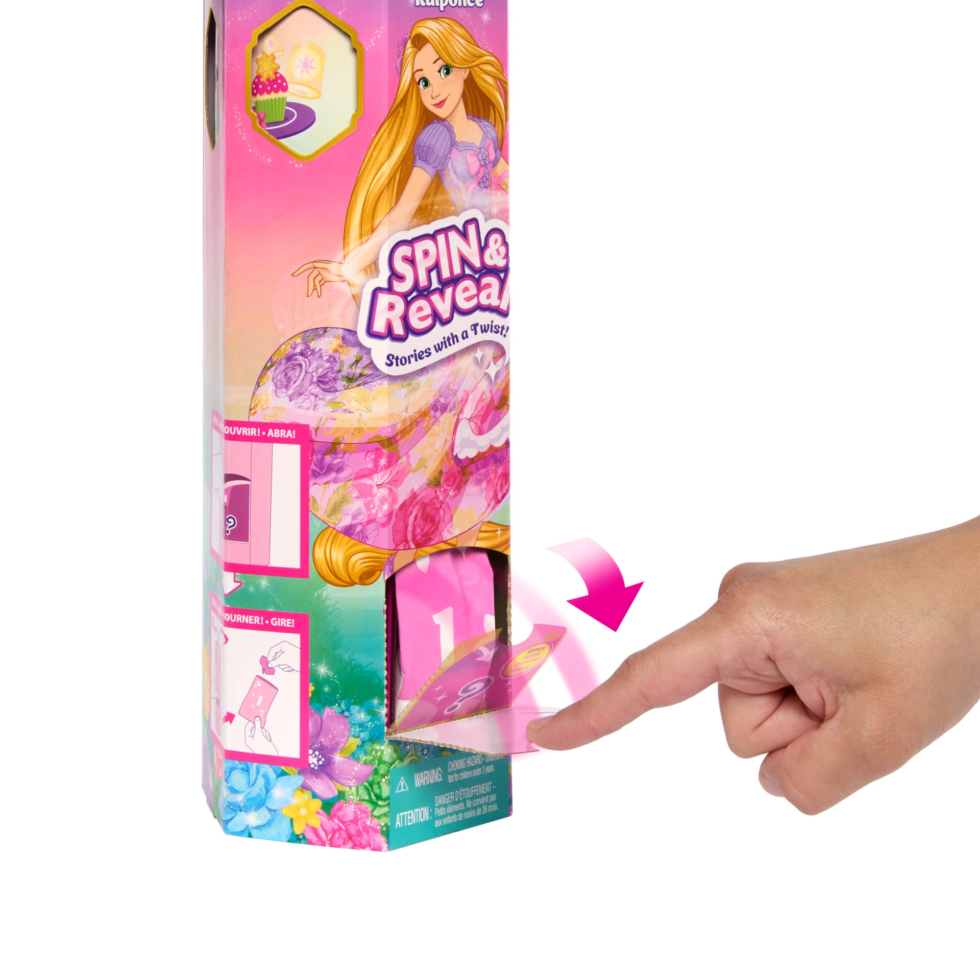 Disney Princess Spin & Reveal Κούκλα Ραπουνζέλ & Αξεσουάρ Με 11 Εκπλήξεις - Image 4