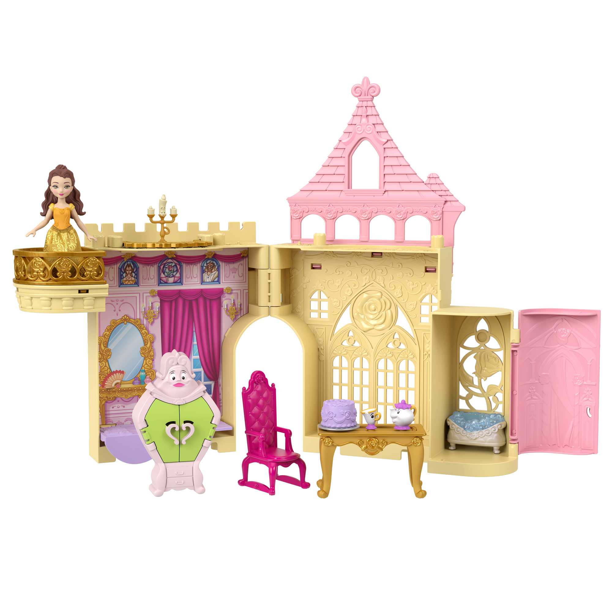 Disney Princess Toys, Belle's Stacking Castle, Gifts For Kids - Image 2