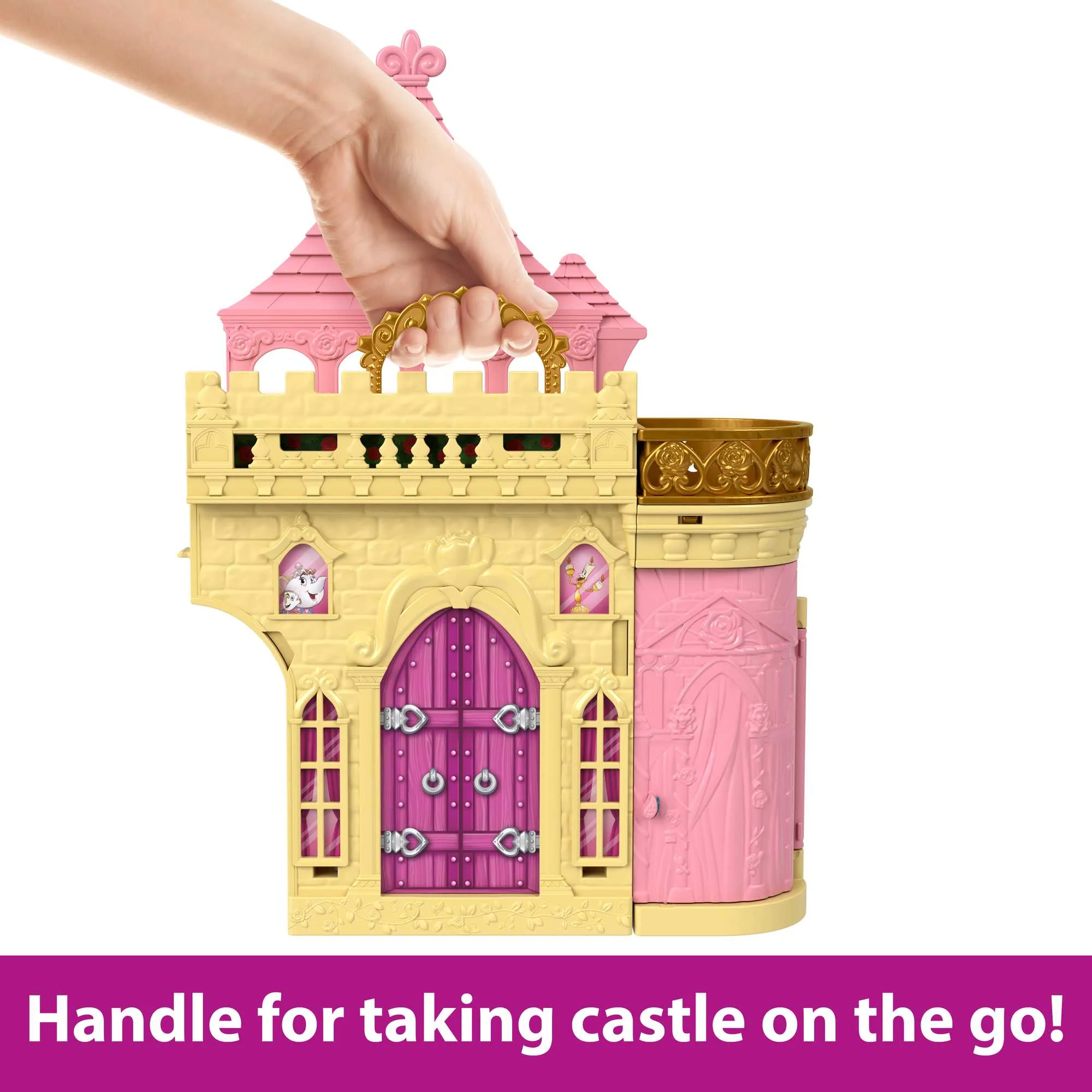 Disney Princess Toys, Belle's Stacking Castle, Gifts For Kids - Image 4