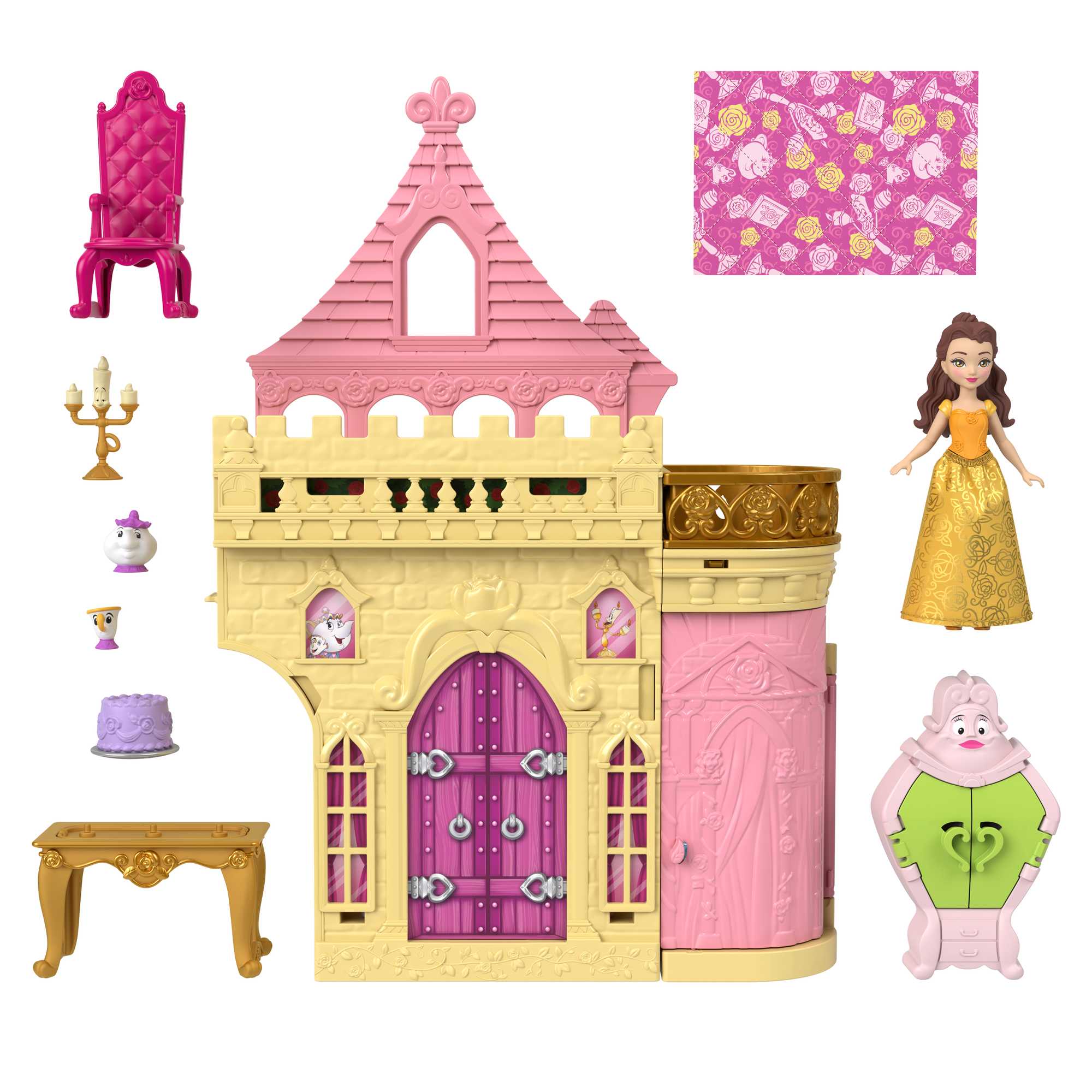 Disney Princess Toys, Belle's Stacking Castle, Gifts For Kids - Image 8