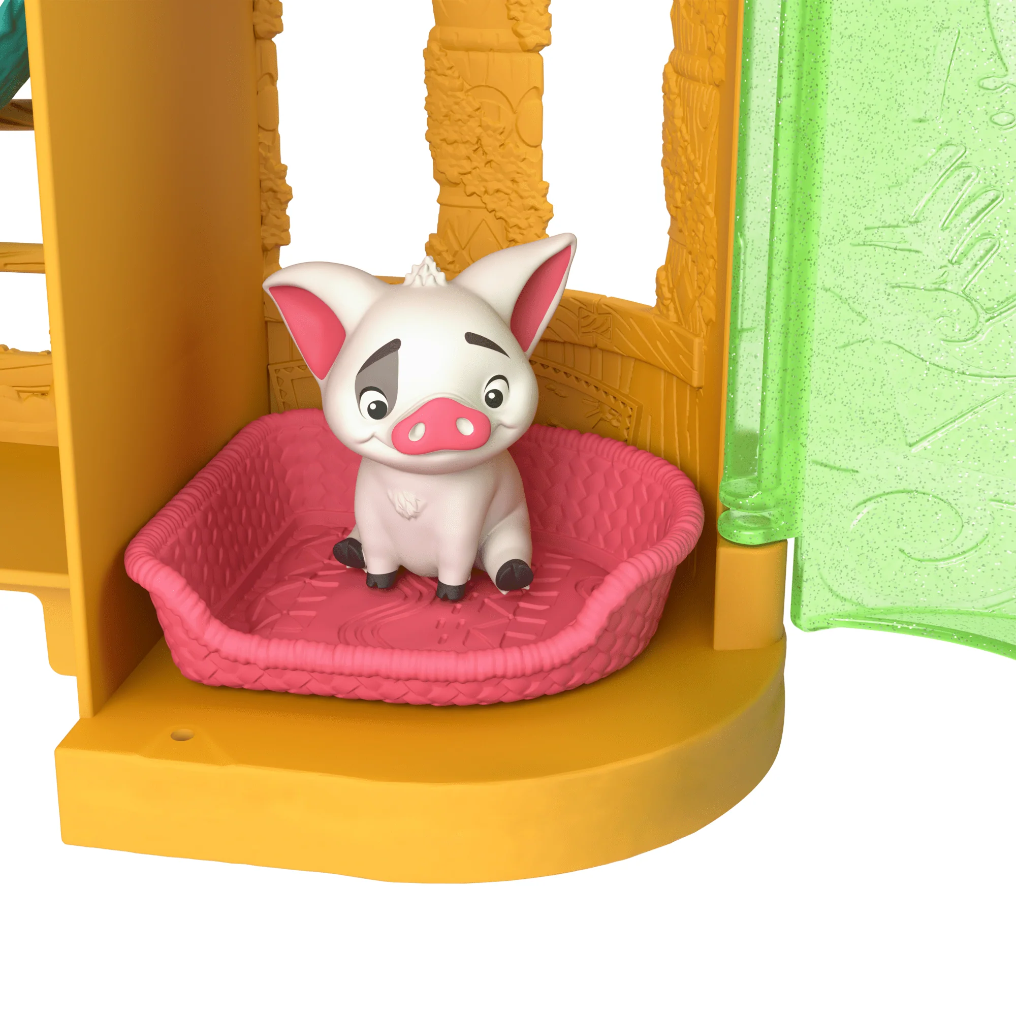 Disney Princess Moana's Island Home Stacking Doll House With Small Doll, Figures & 9 Play Pieces - Image 5