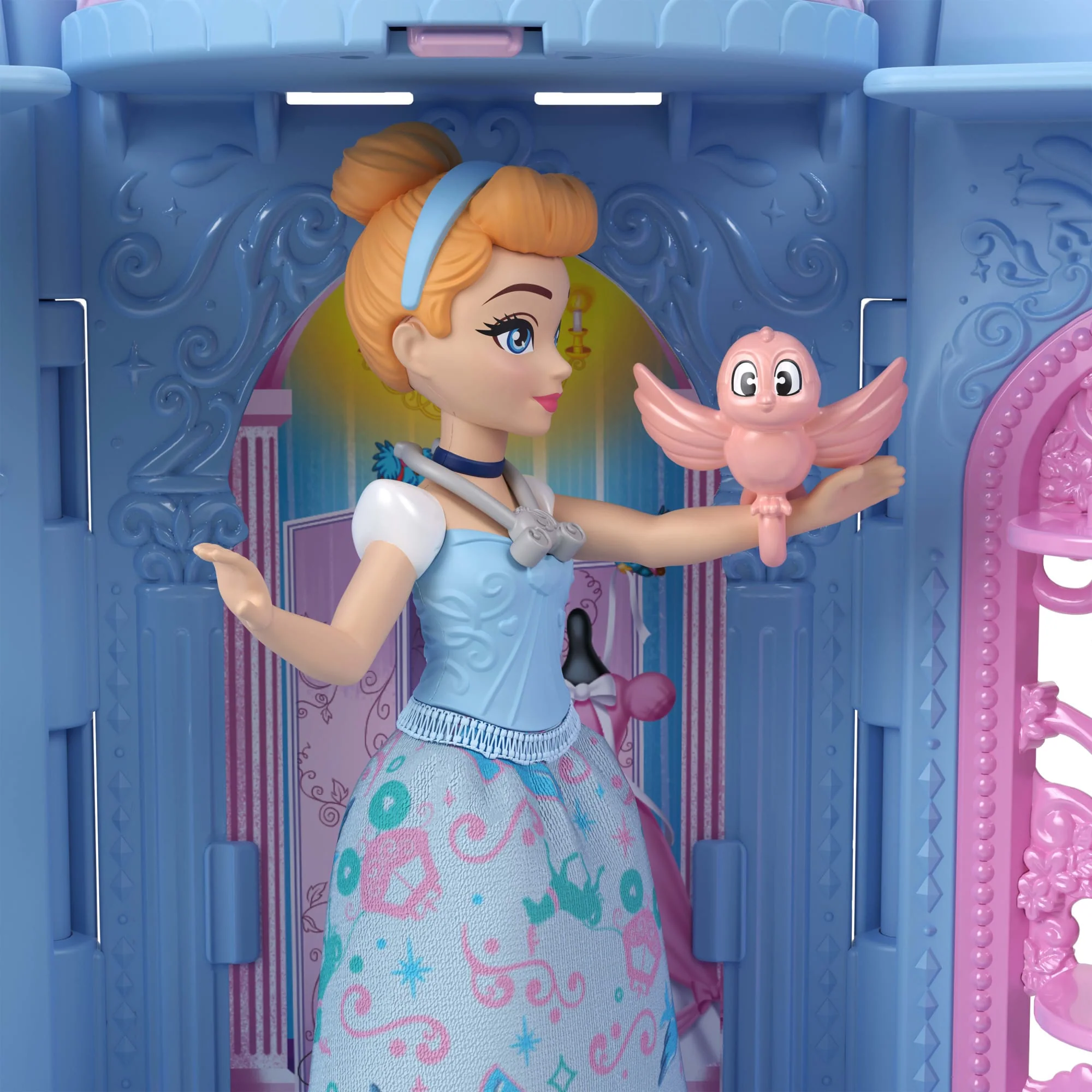 Disney Princess Tower Surprise Mini Bambole, Playset Impilabili Con 5 Sorprese (I Modelli Possono Variare) - Image 6