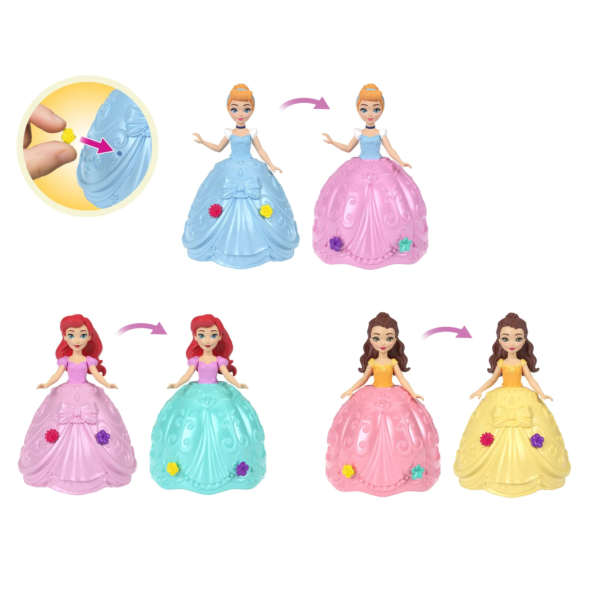 Disney Princess Uova Di Pasqua Fiabe Magiche, Con 1 Mini Bambola, 2 Gonne E 10 Accessori (I Modelli Possono Variare) - Image 2