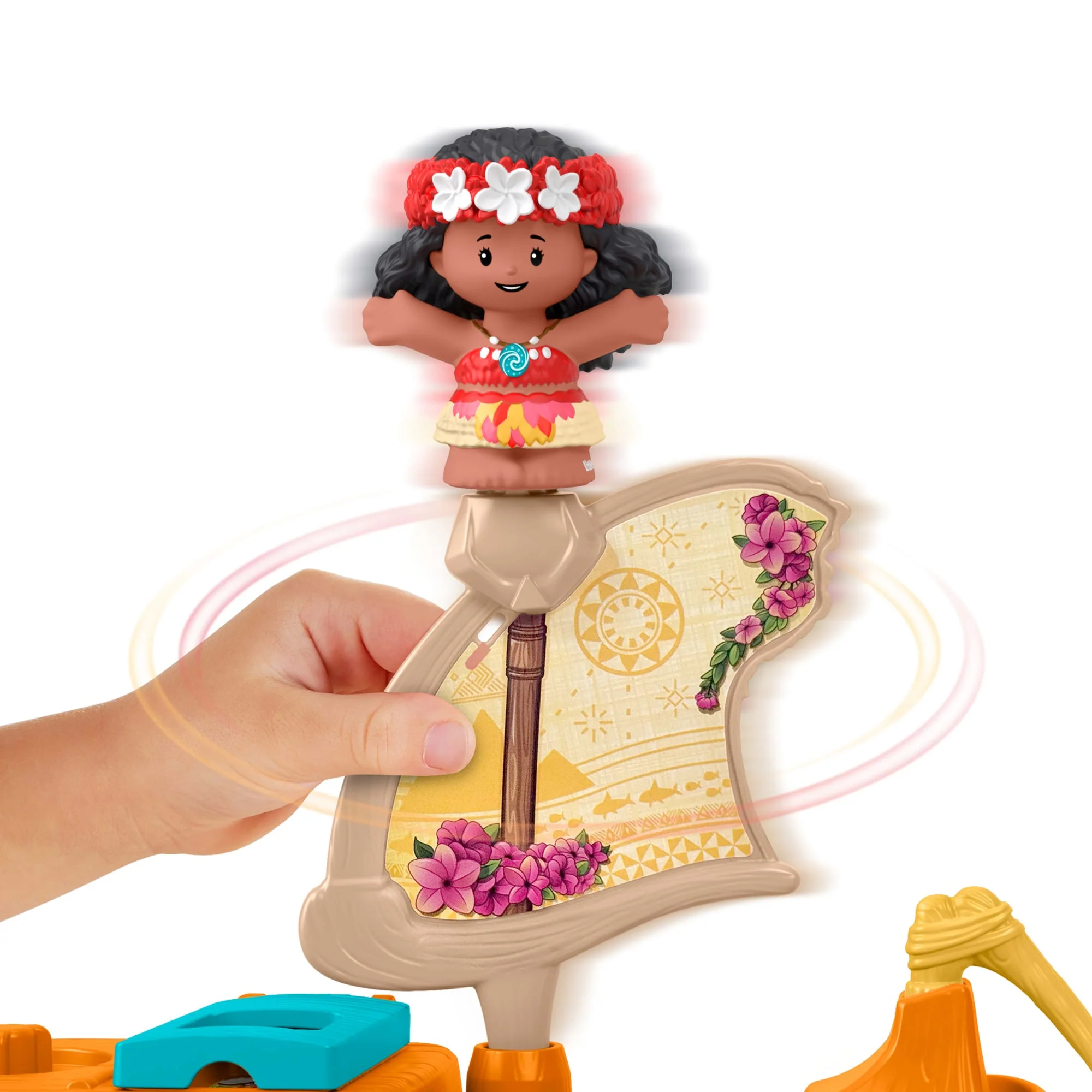 Fisher-Price Little People Disney Princess Vaiana Und Mauis Kanu Spielzeugset Für Kleinkinder - Image 4