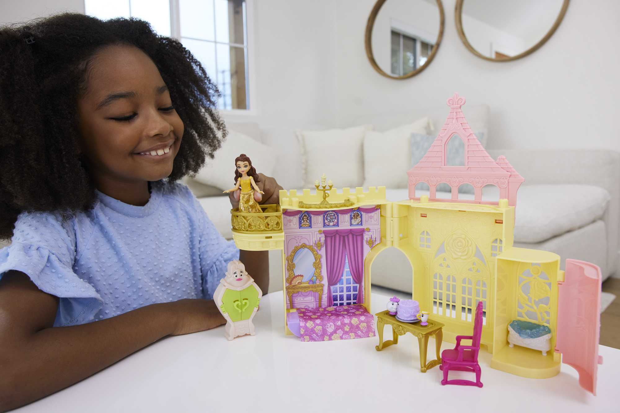 Disney Princesses - Coffret Le Château De Belle - Figurine - 3 Ans Et + - Image 2