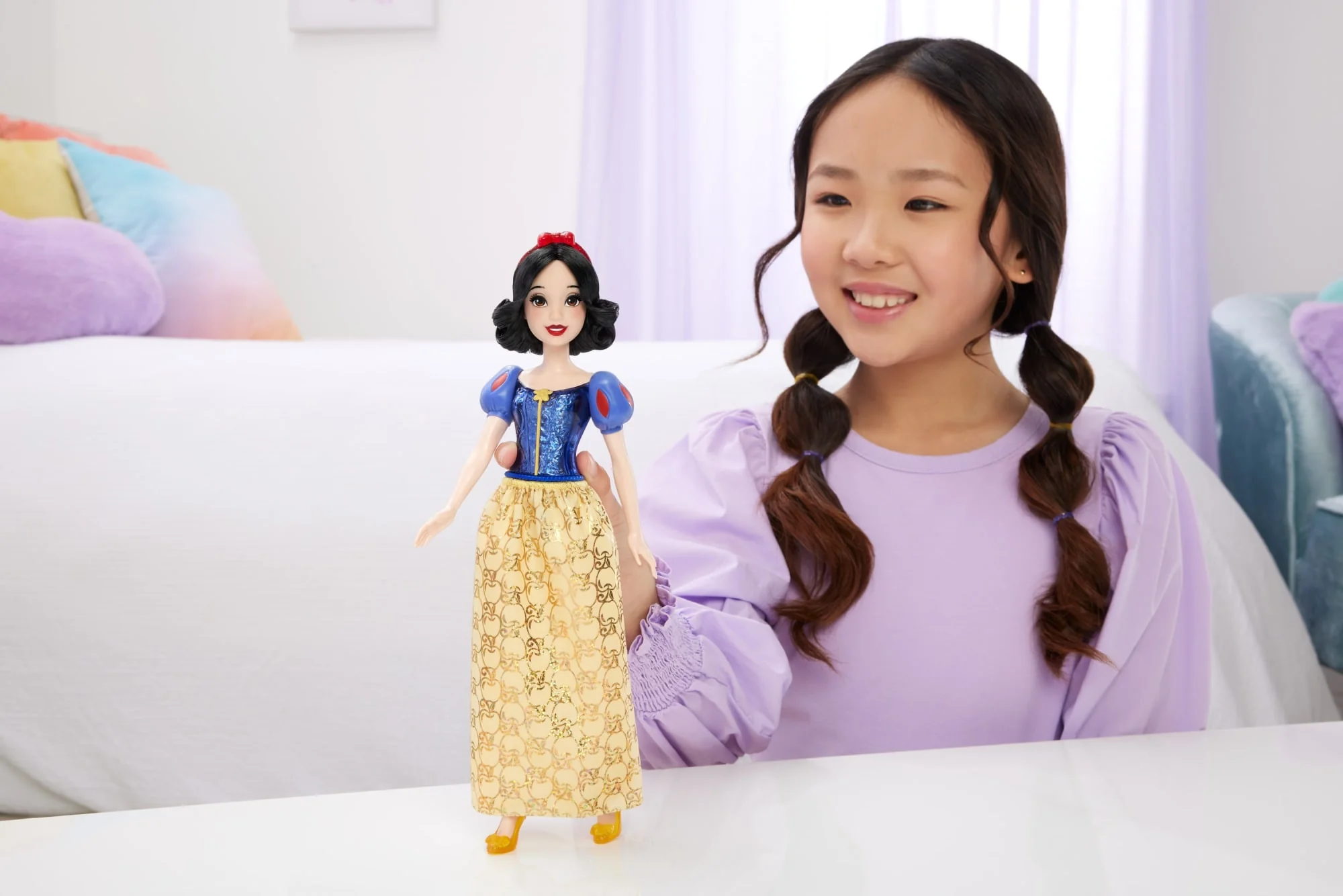 Disney-Princesses Disney-Blanche-Neige-Poupée, Habillage, Accessoires - Image 2