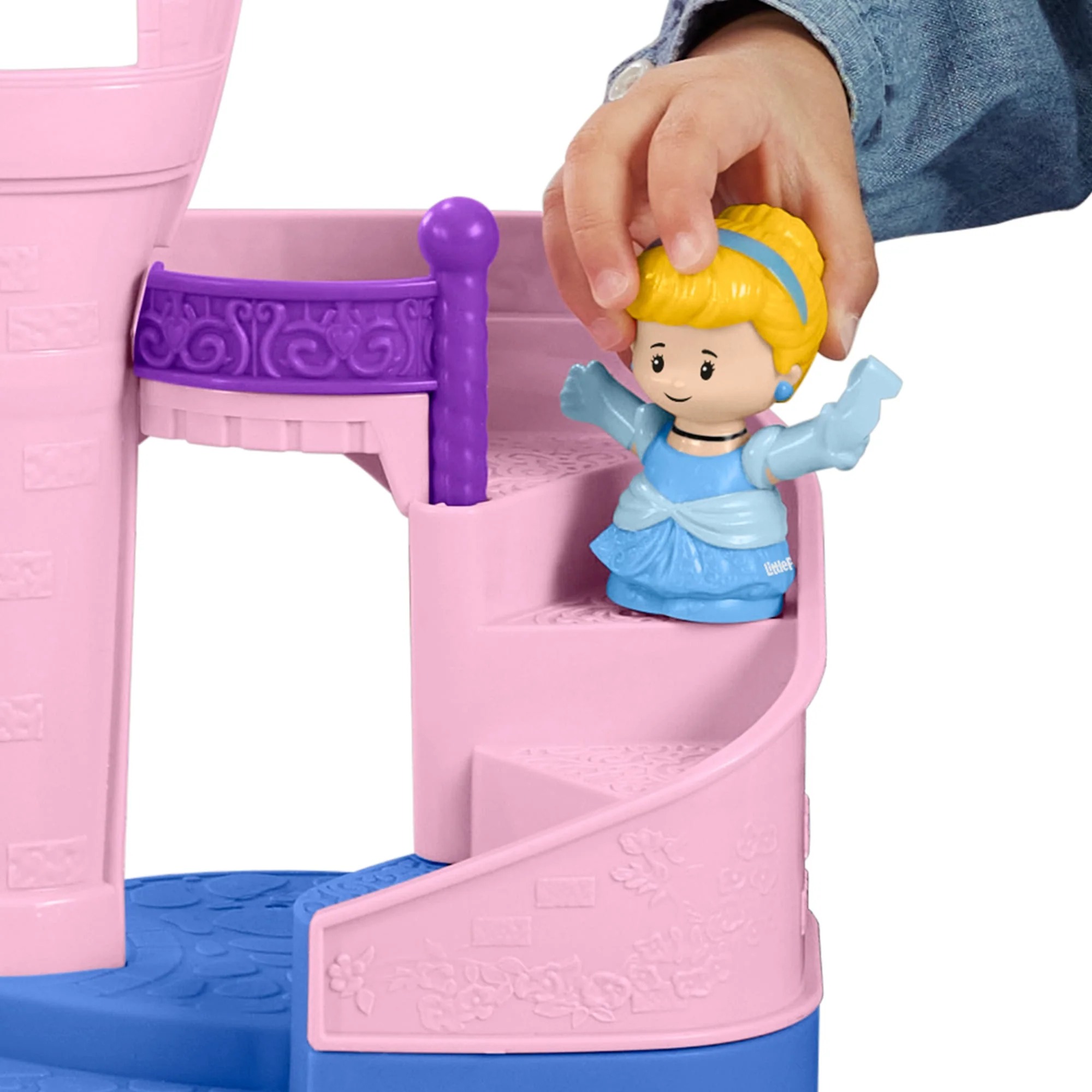 Disney Prinses, Speelset Voor Peuters Van Little People, Magisch Kasteel Met Licht En Dans, Met 2 Figuren - Image 4