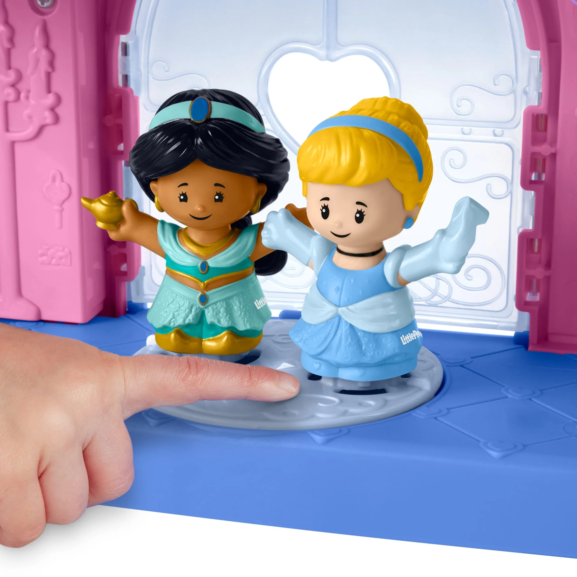 Disney Prinses, Speelset Voor Peuters Van Little People, Magisch Kasteel Met Licht En Dans, Met 2 Figuren - Image 5