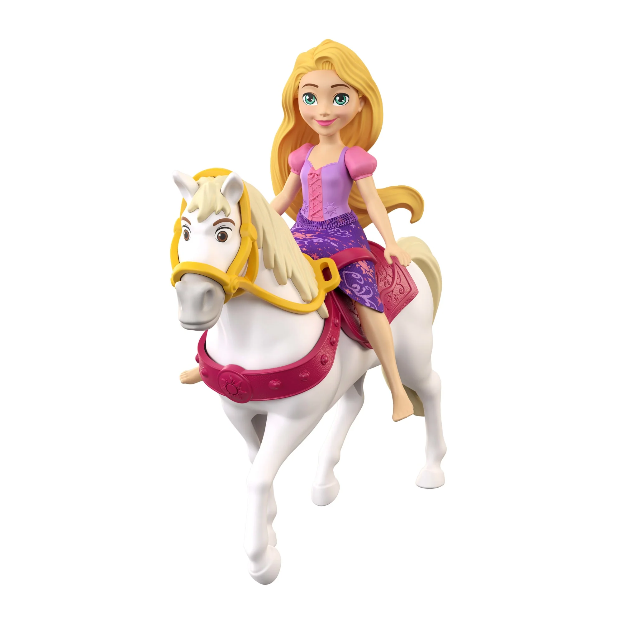 Disney Prinzessin Rapunzel Charakterset Mit 3 Kleinen Puppen Und Pferd, Inspiriert Vom Film „Rapunzel – Neu Verföhnt“ - Image 5