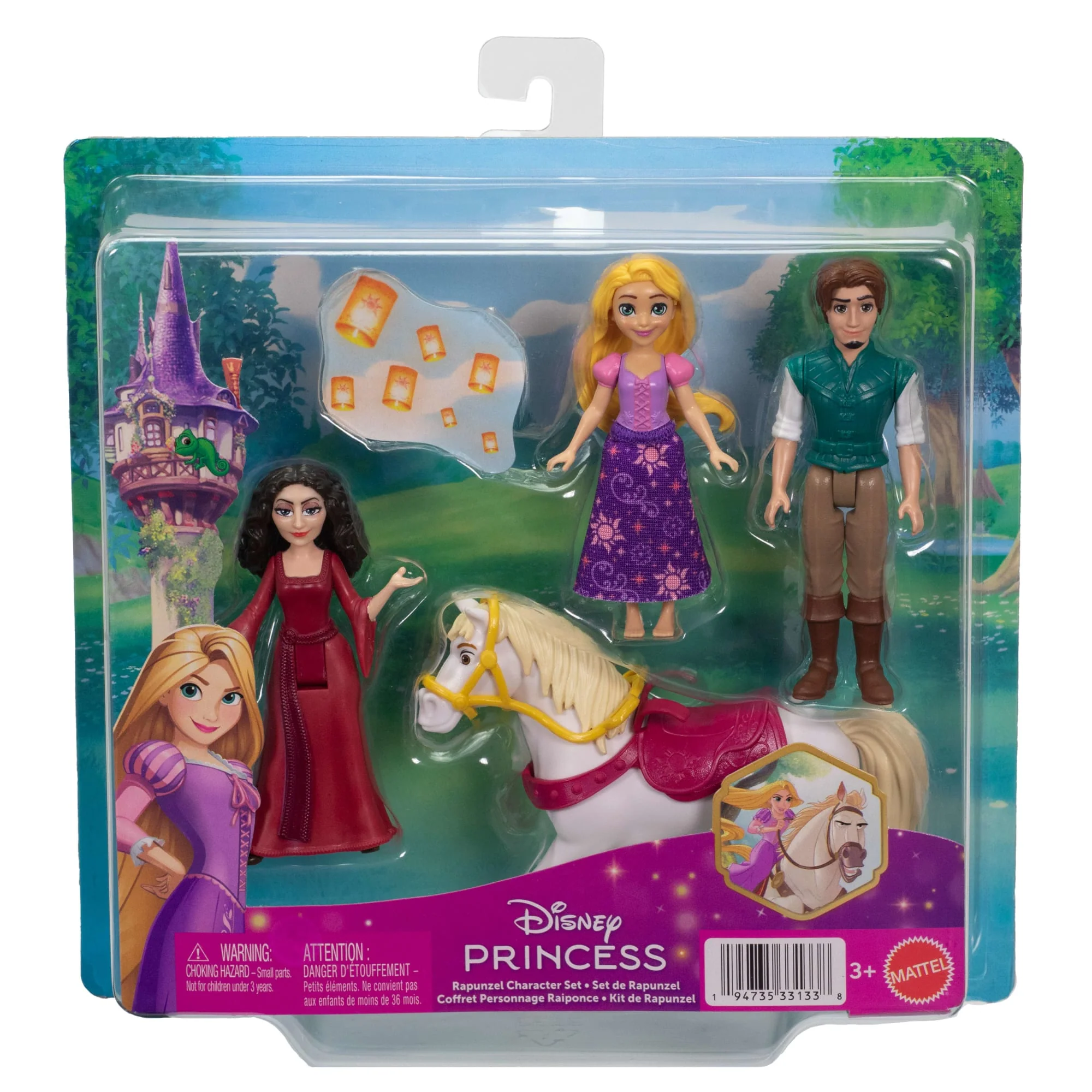 Disney Prinzessin Rapunzel Charakterset Mit 3 Kleinen Puppen Und Pferd, Inspiriert Vom Film „Rapunzel – Neu Verföhnt“ - Image 6