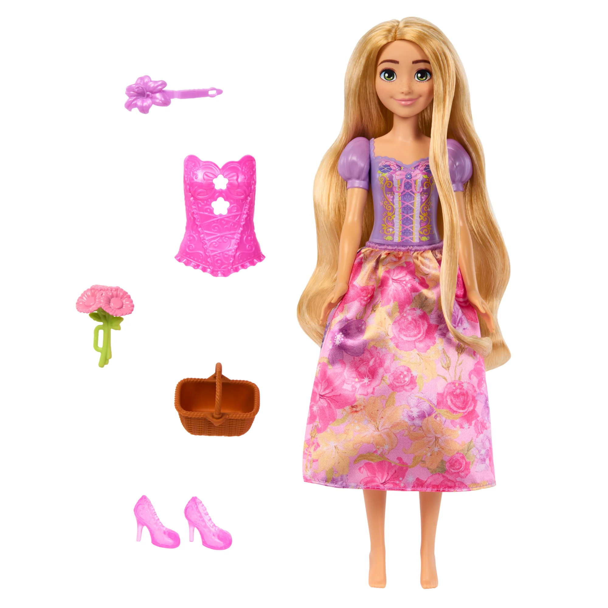 Disney Prinzessin Spin & Reveal Rapunzel-Modepuppe Und Accessoires Mit 11 Überraschungen - Image 6