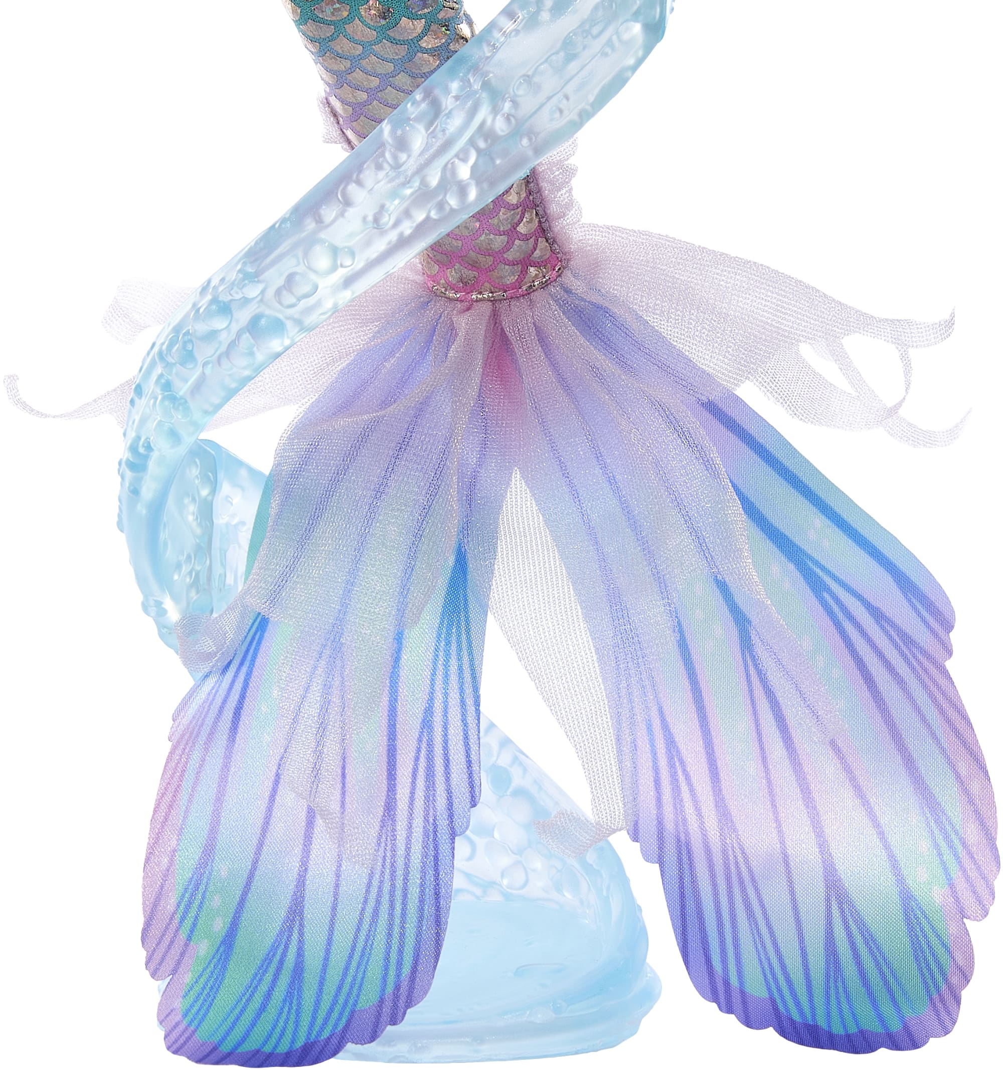 Disney The Little Mermaid Deluxe Mermaid Ariel Doll with Hair Beads and Stand - Image 5