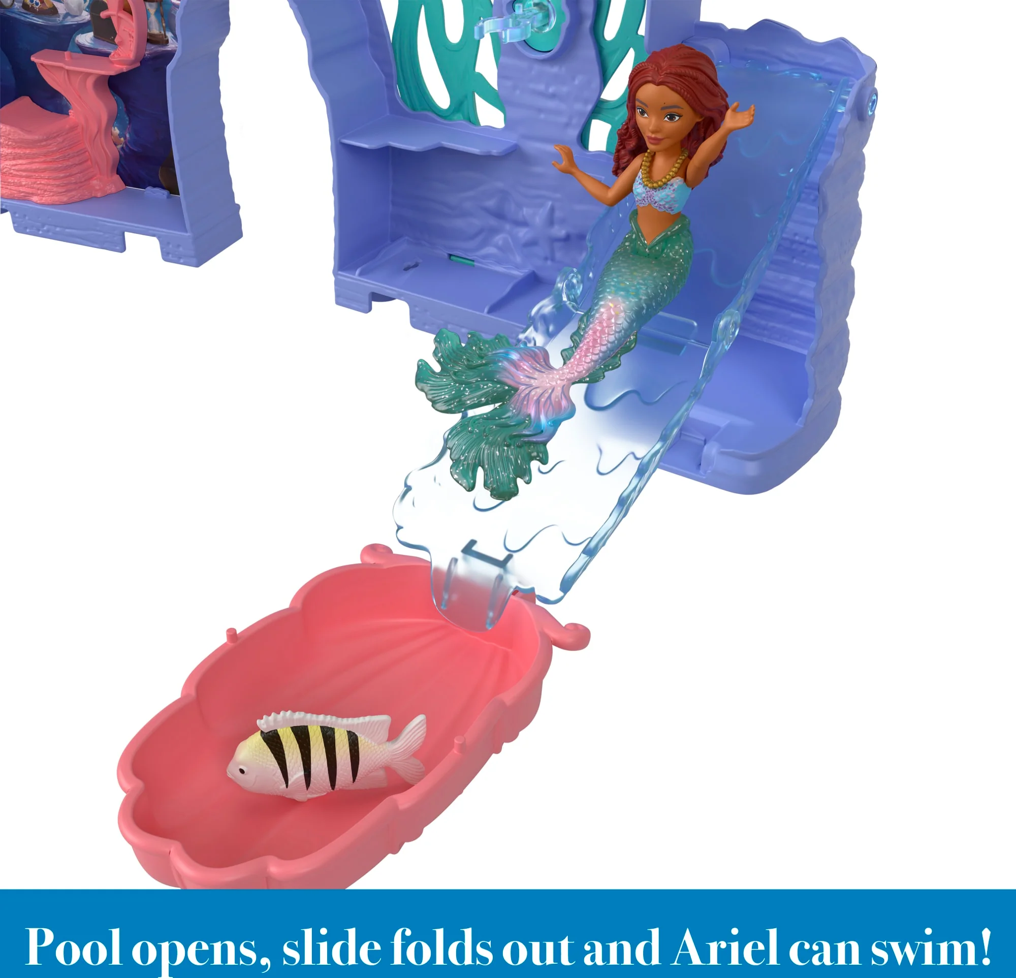 Disney The Little Mermaid Storytime Stackers Ariel's Grotto Playset and 10 Accessories - Image 4