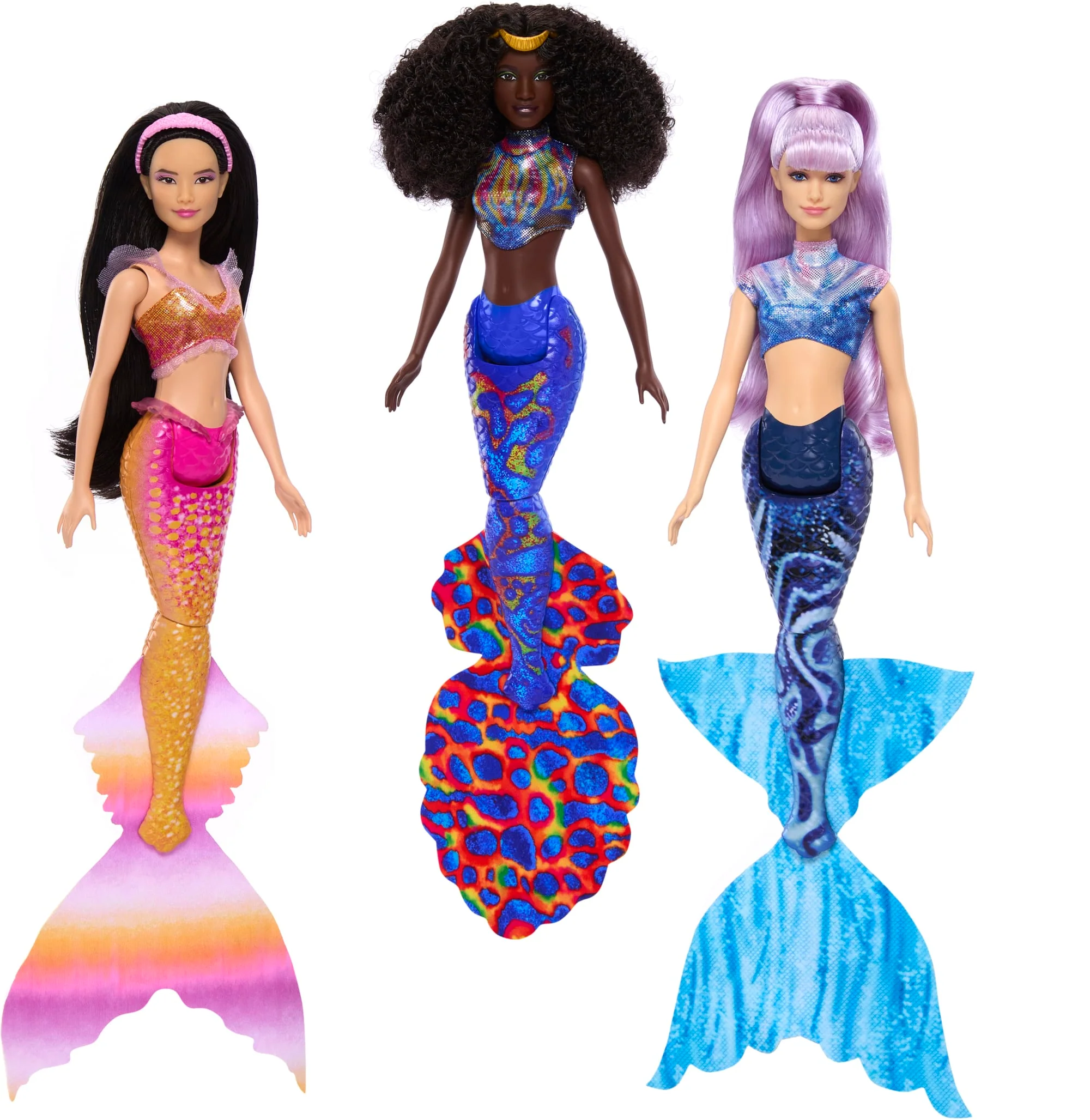 Disney The Little Mermaid Ariel and Sisters Fashion Doll Set with 7 Mermaid Dolls - Image 4