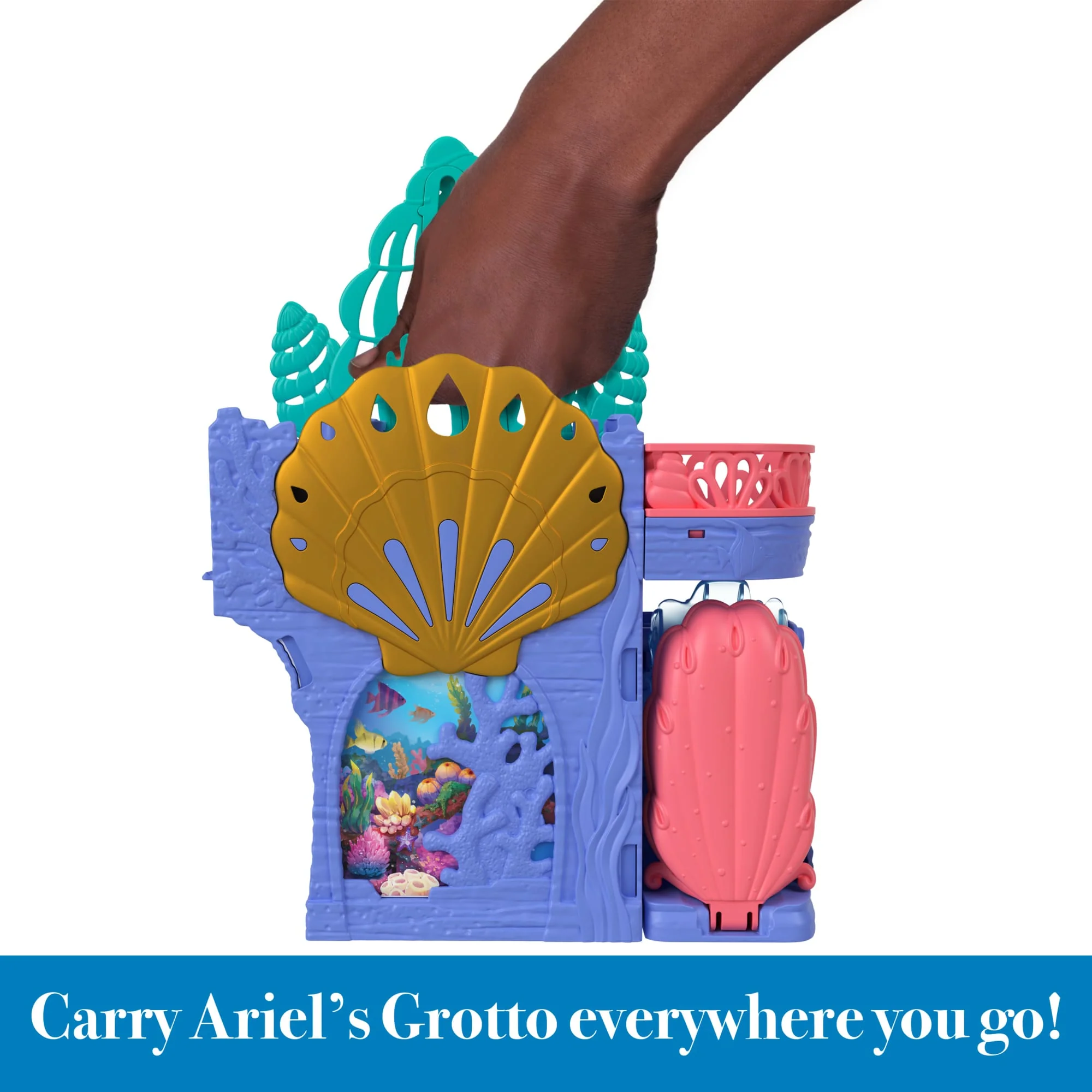 Disney The Little Mermaid Storytime Stackers Ariel's Grotto Playset And 10 Accessories - Image 3