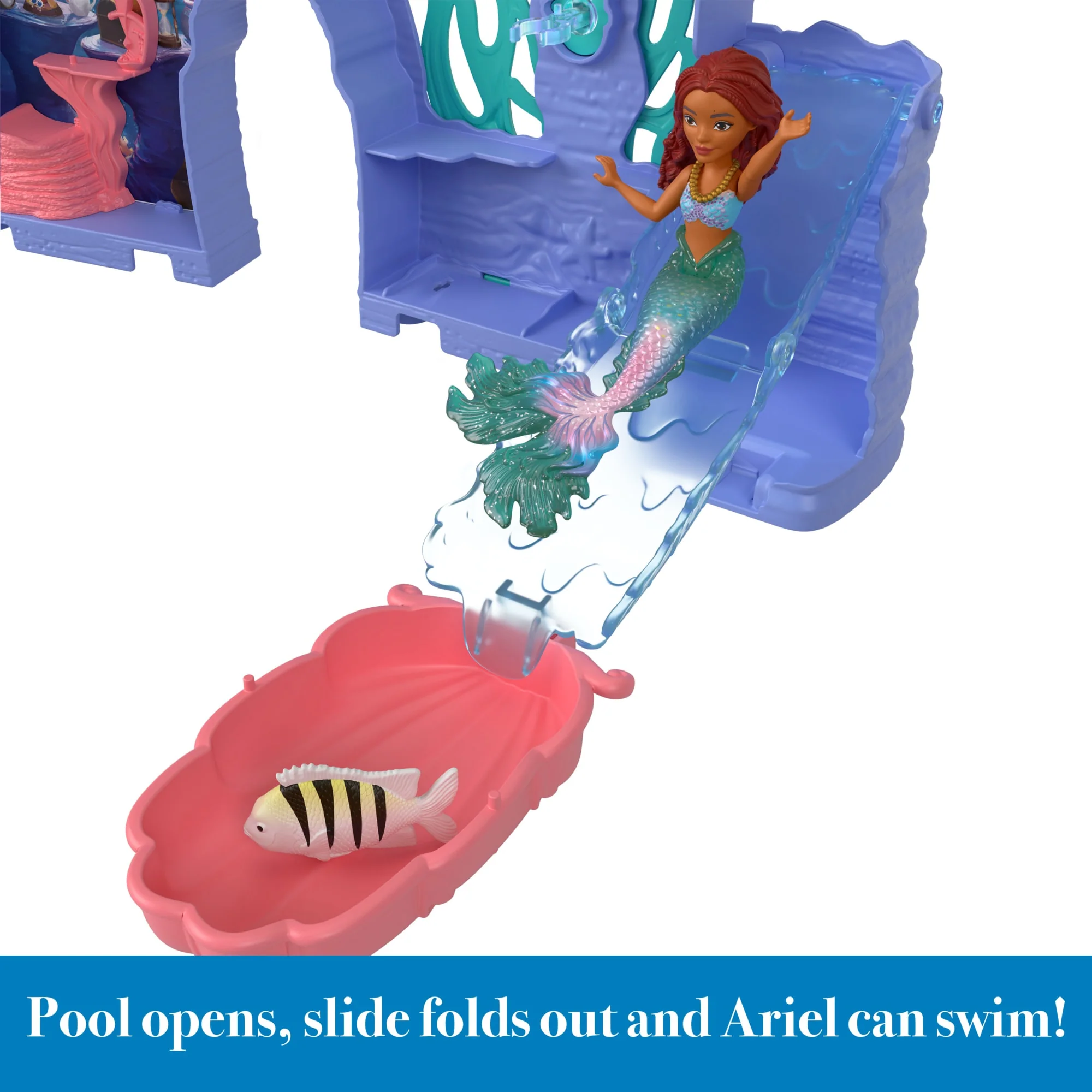 Disney The Little Mermaid Storytime Stackers Ariel's Grotto Playset And 10 Accessories - Image 4