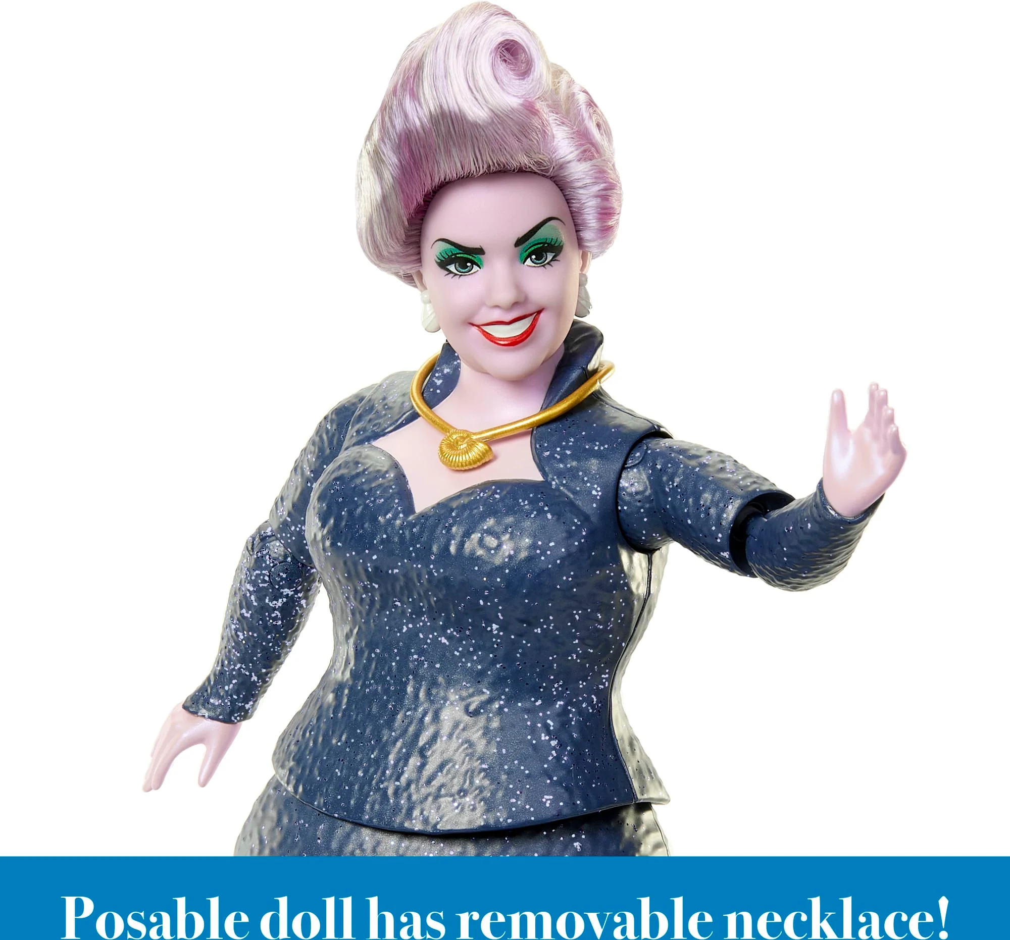 Disney The Little Mermaid, Ursula Fashion Doll and Accessory - Image 3