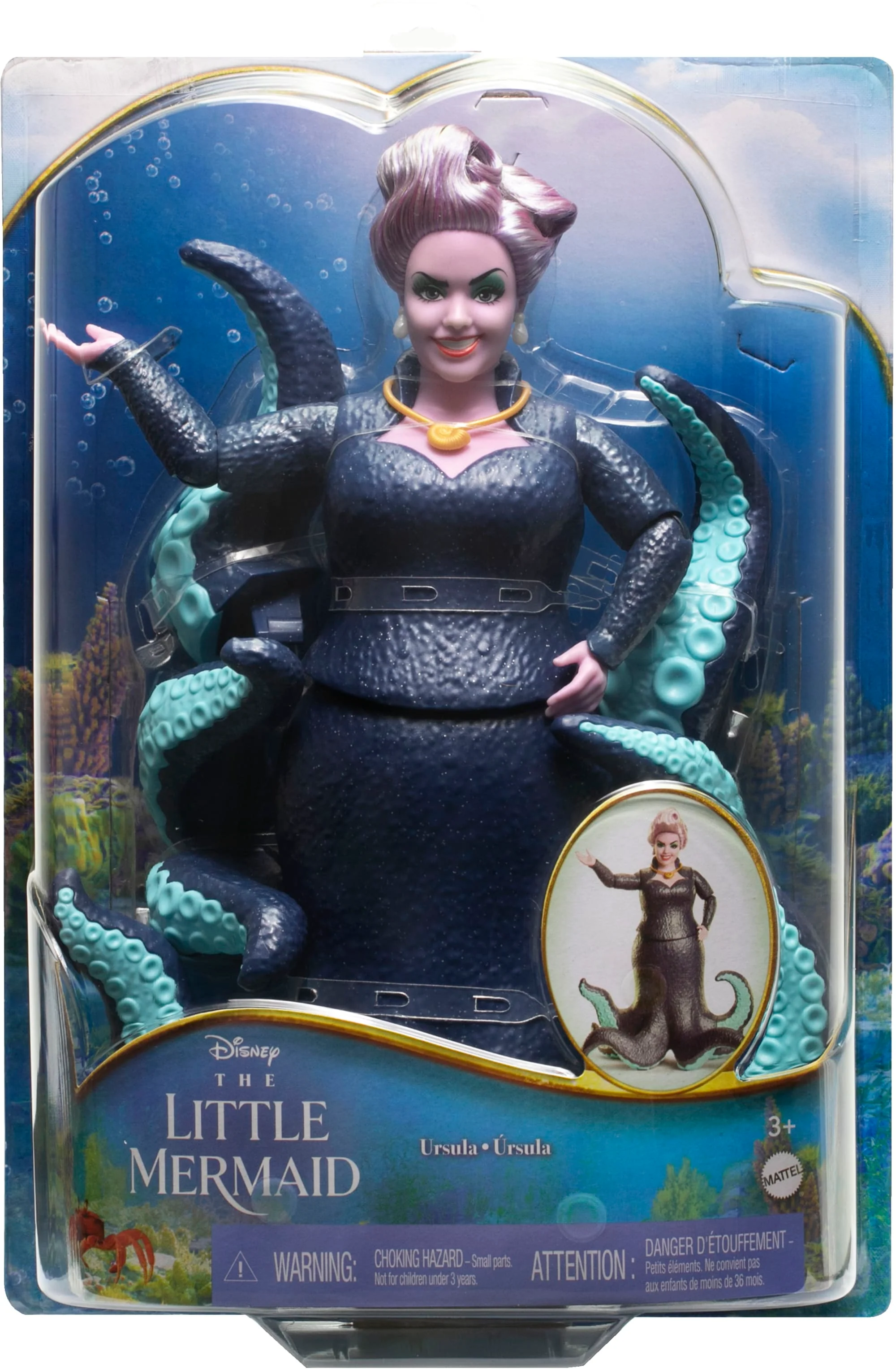 Disney The Little Mermaid, Ursula Fashion Doll and Accessory - Image 6