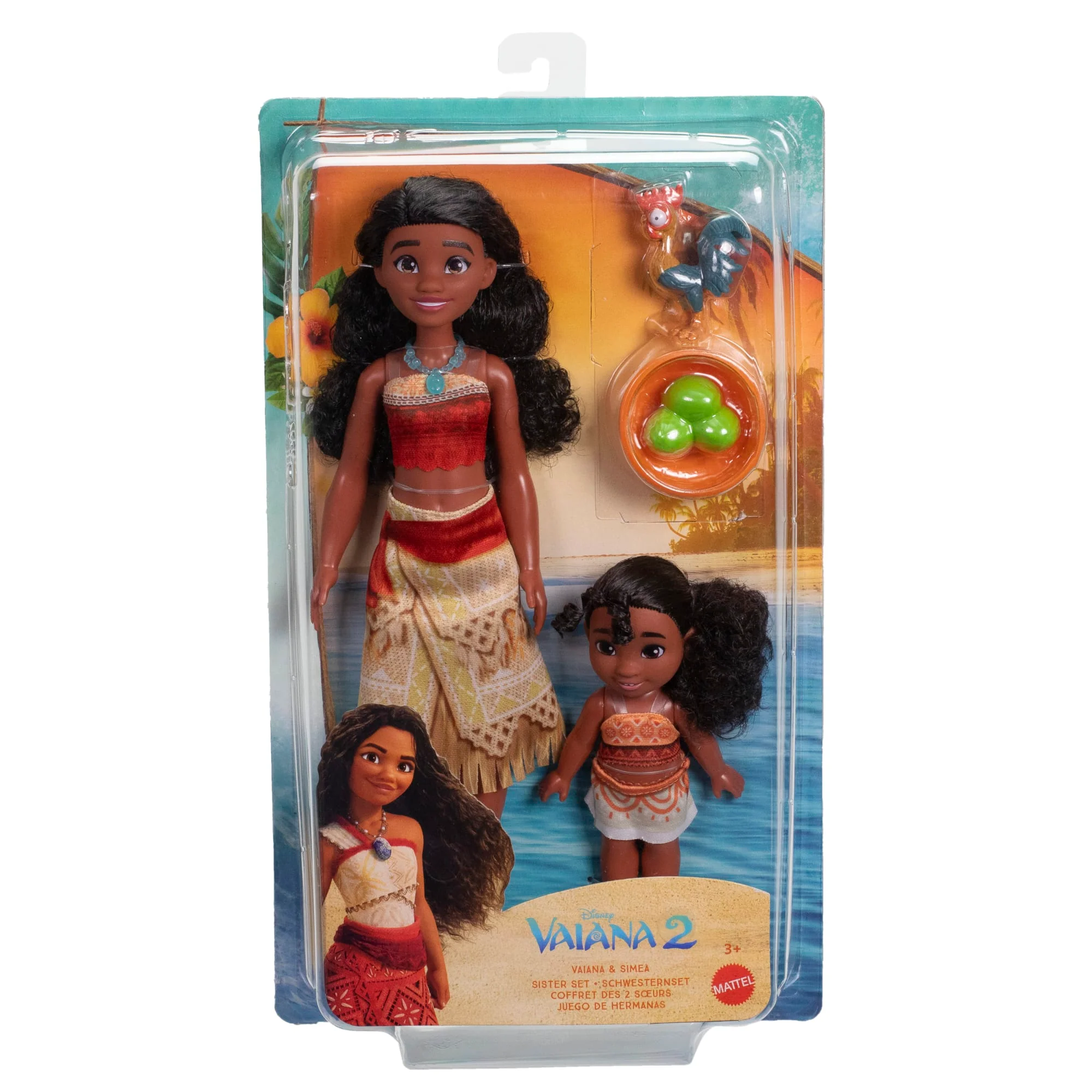 Disney Vaiana 2 Schwesternset Vaiana Und Simea Mit 2 Modepuppen Und 3 Zubehörteilen, Inspiriert Vom Film - Image 6