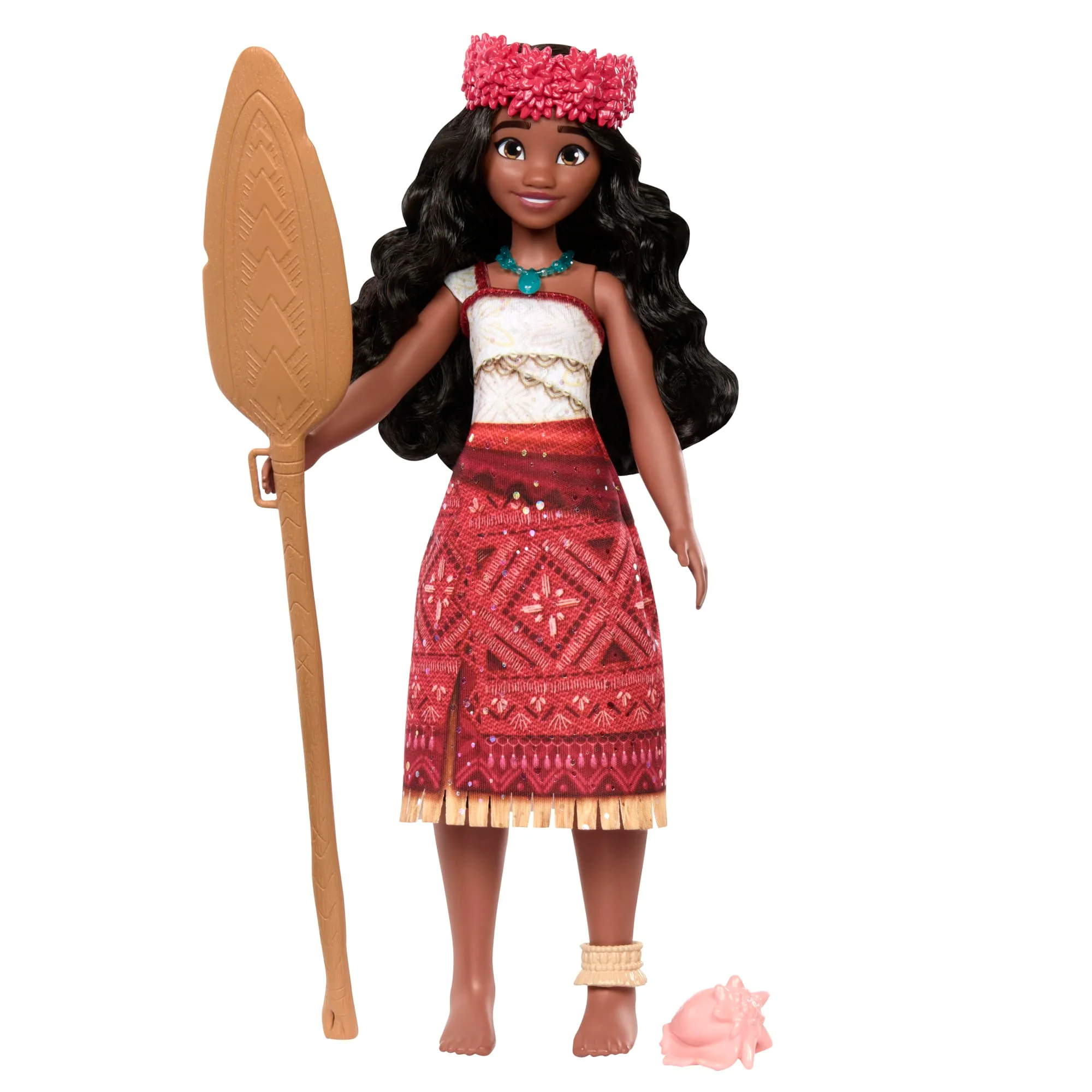 Disney Vaiana 2 Singende Vaiana-Abenteuerpuppe Mit Accessoires, Singt „We're Back“ In 4 Sprachen