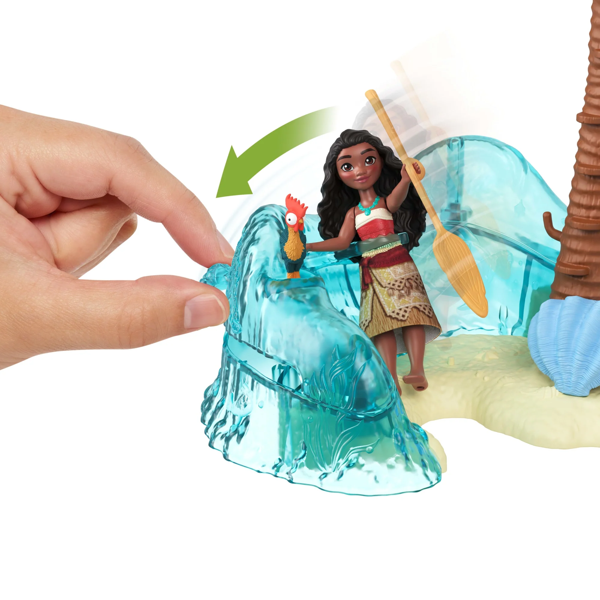 Disney Vaiana 2 Spielzeuge, Vaianas Inselabenteuer-Spielset Mit 2 Kleinen Puppen, 2 Freunden Und 8 Zubehörteilen - Image 2