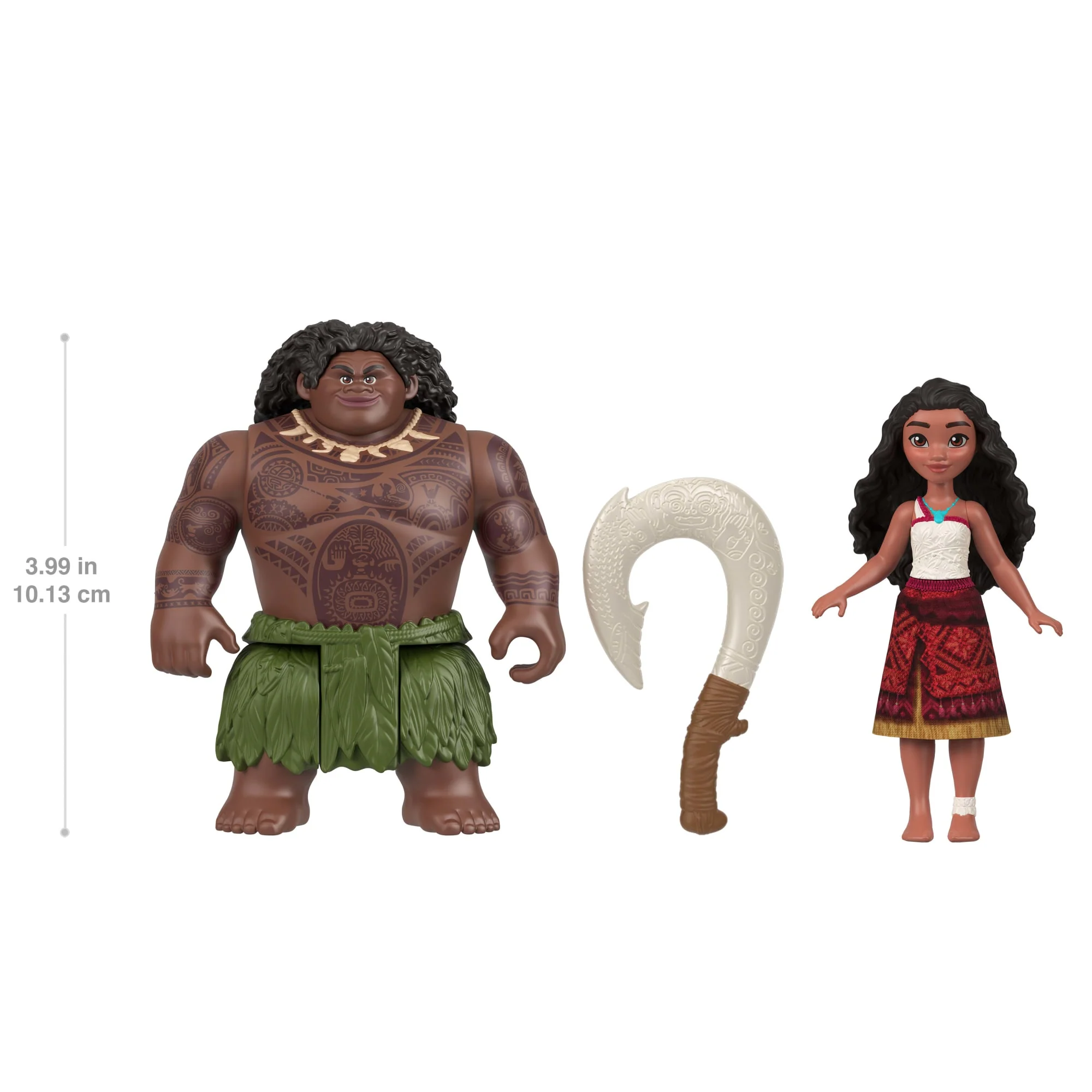Disney-Vaiana Et Maui-Coffret Avec 2 Petites Poupées Et Un Accessoire - Image 2