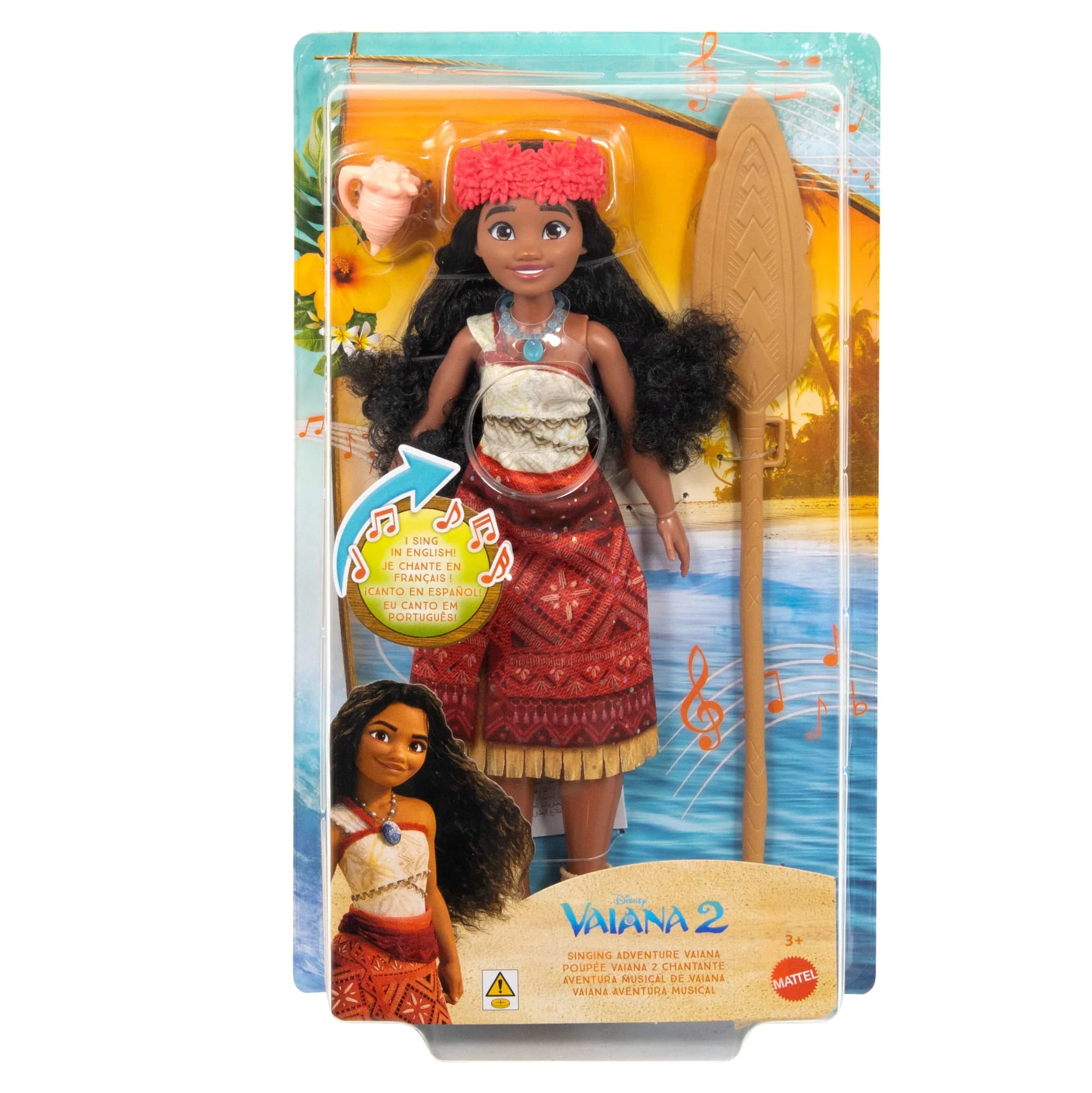 Disney-Vaiana-Poupée Chantante - Image 6