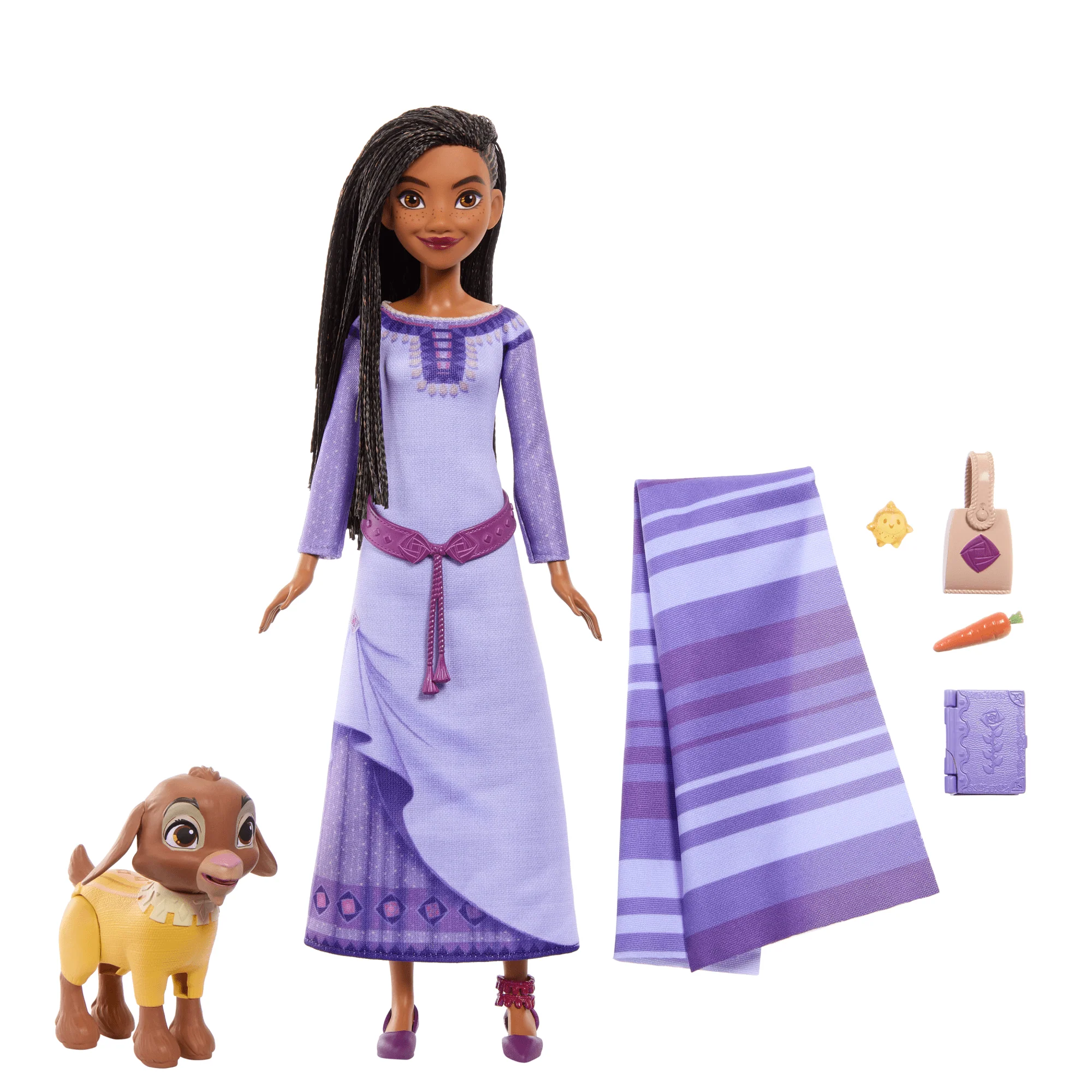 Disney Wish Asha Of Rosas Adventure Pack Fashion Doll, Posable Doll With Animal Friends And Accessories - Image 3