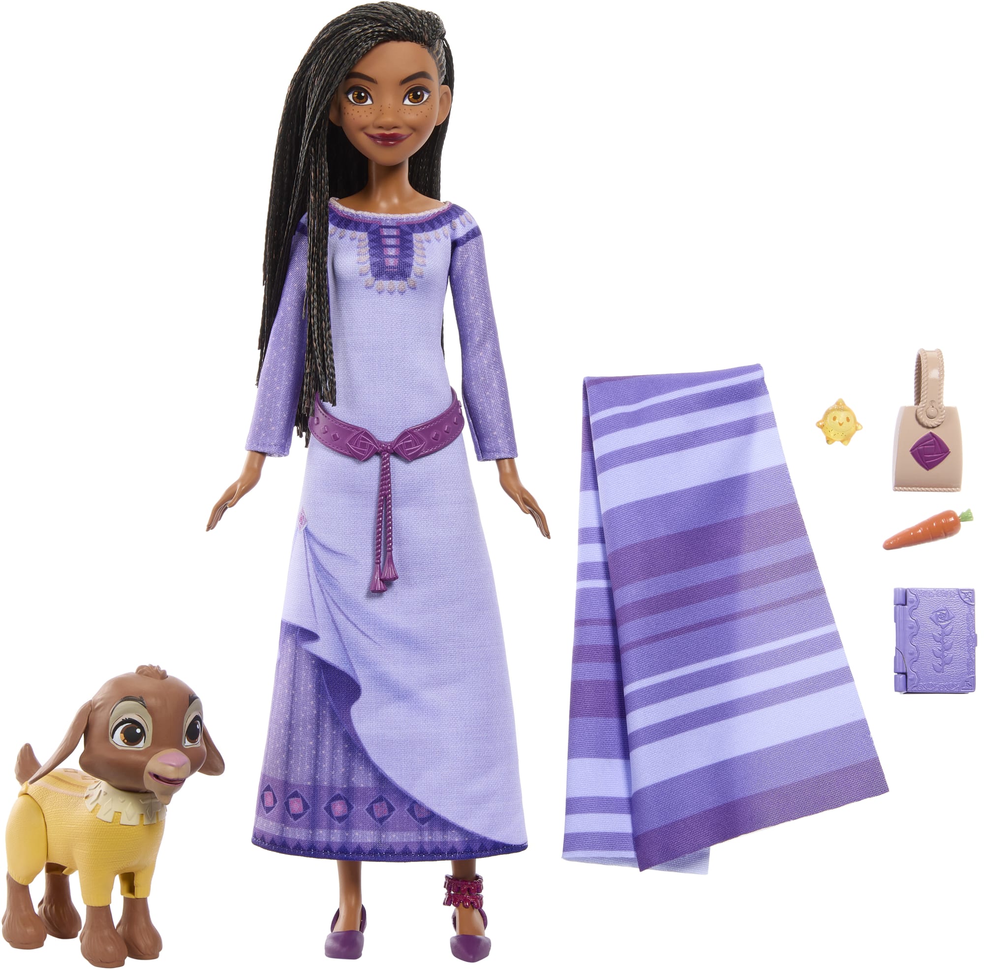 Disney Wish Coffret Aventure Asha Du Royaume De Rosas, Poupée Articulée Avec Vêtements Amovibles, Compagnons Animaux Et Accessoires, Jouets Inspirés Du Film - Image 6