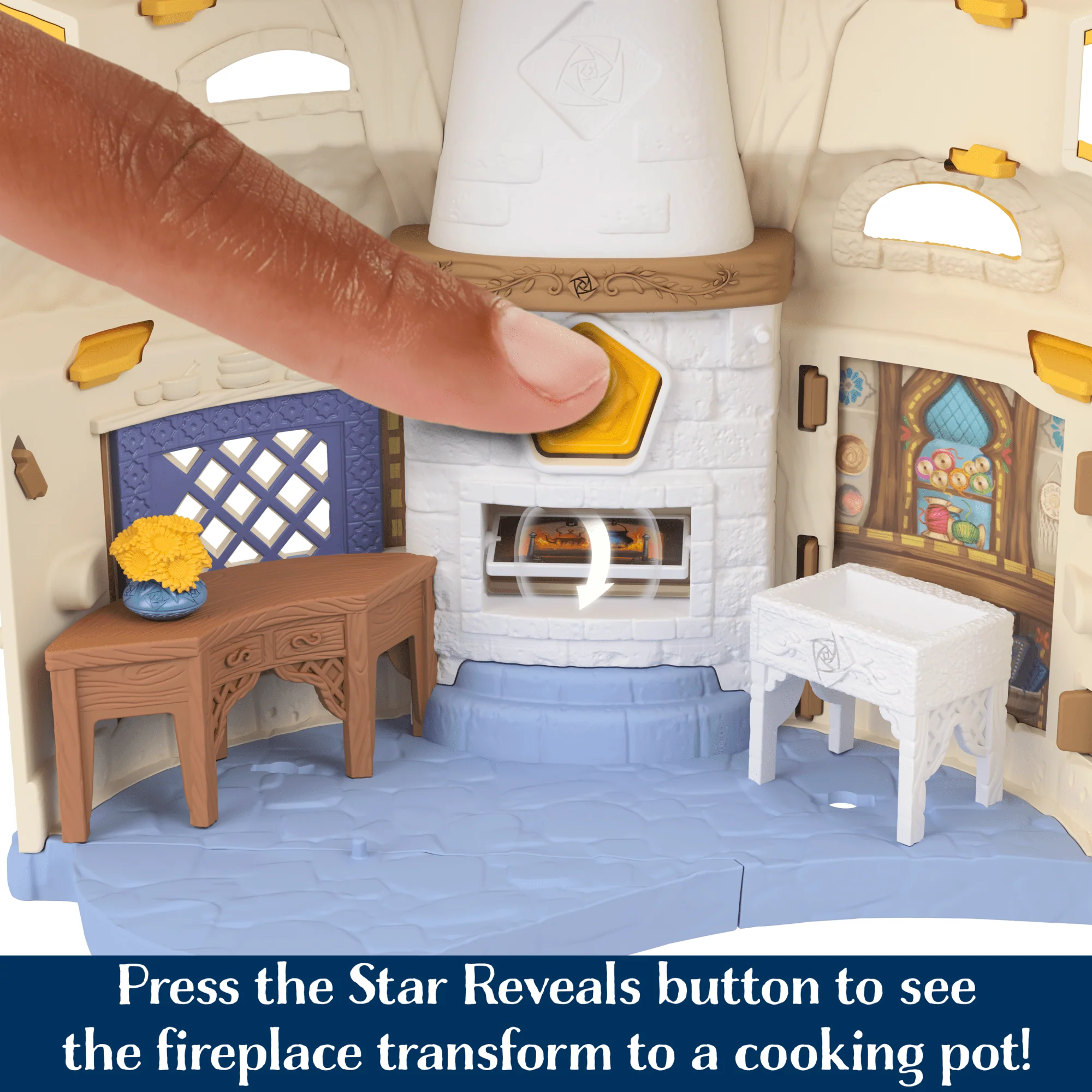 Disney's Wish Cottage Home Playset With Asha Of Rosas Mini Doll, Star Figure & 15+ Accessories - Image 3