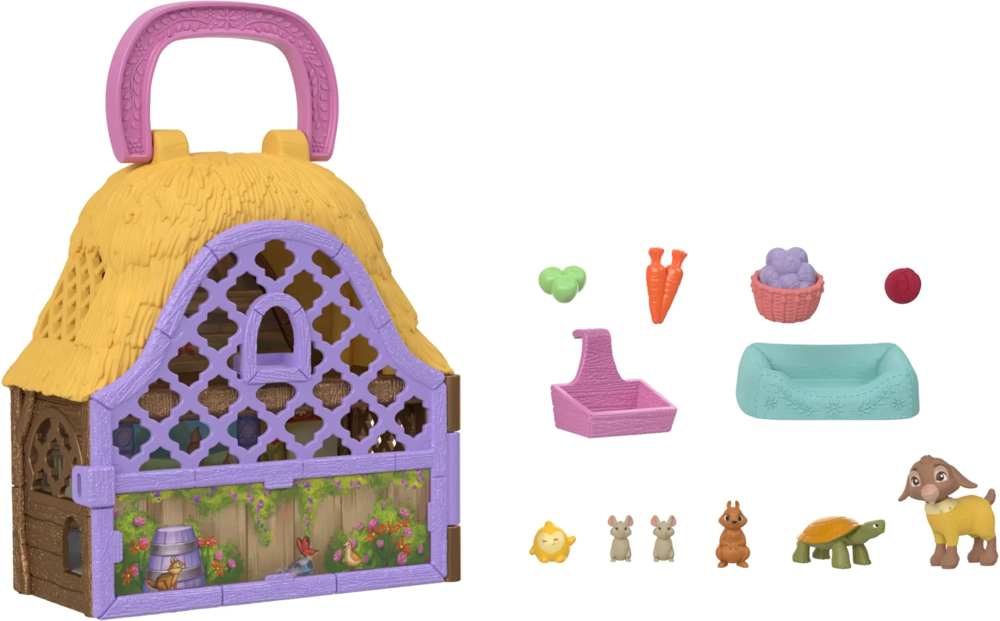 Disney's Wish Star & Valentino Mini Playset With Goat & Star Mini Figures, Plus 10 Accessories - Image 5