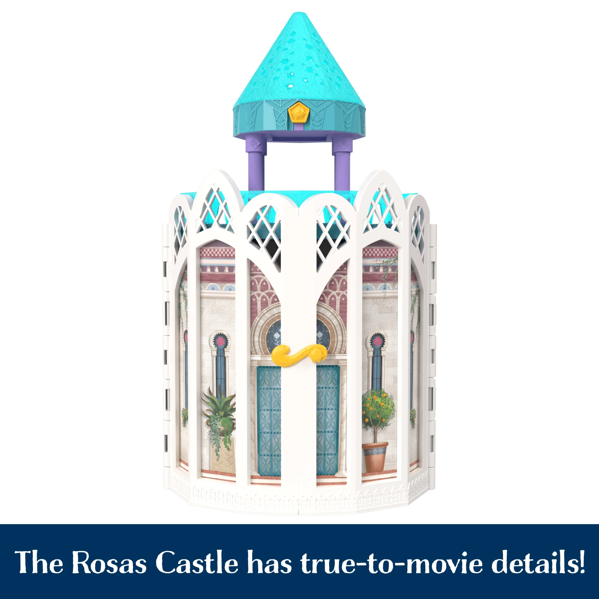 Disney's Wish Rosas Castle Playset, Dollhouse With 2 Posable Mini Dolls, Star Figure & 20 Accessories - Image 5