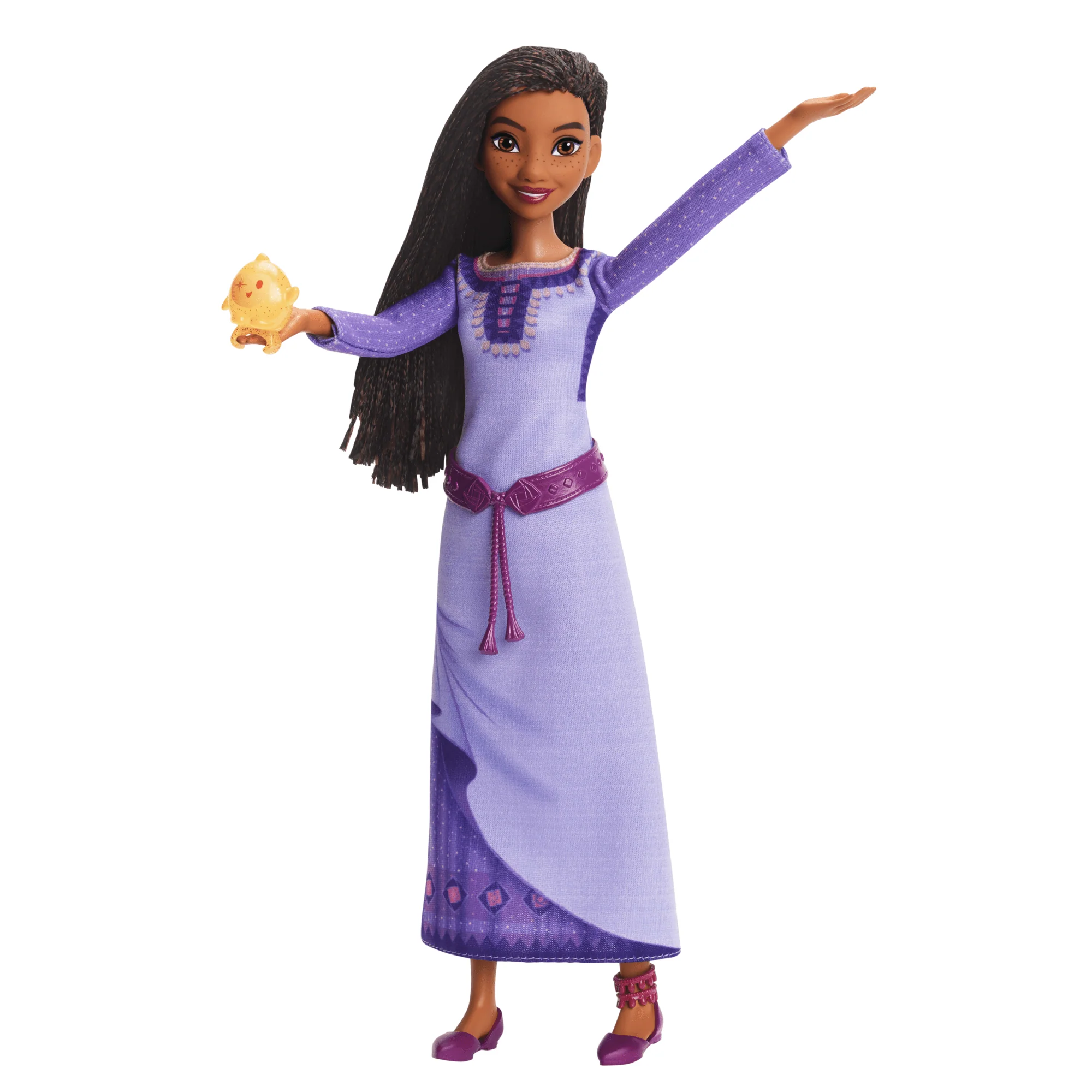 Disney's Wish Singing Asha Of Rosas Fashion Doll & Star Figure, Posable With Removable Outfit (English) - Image 5