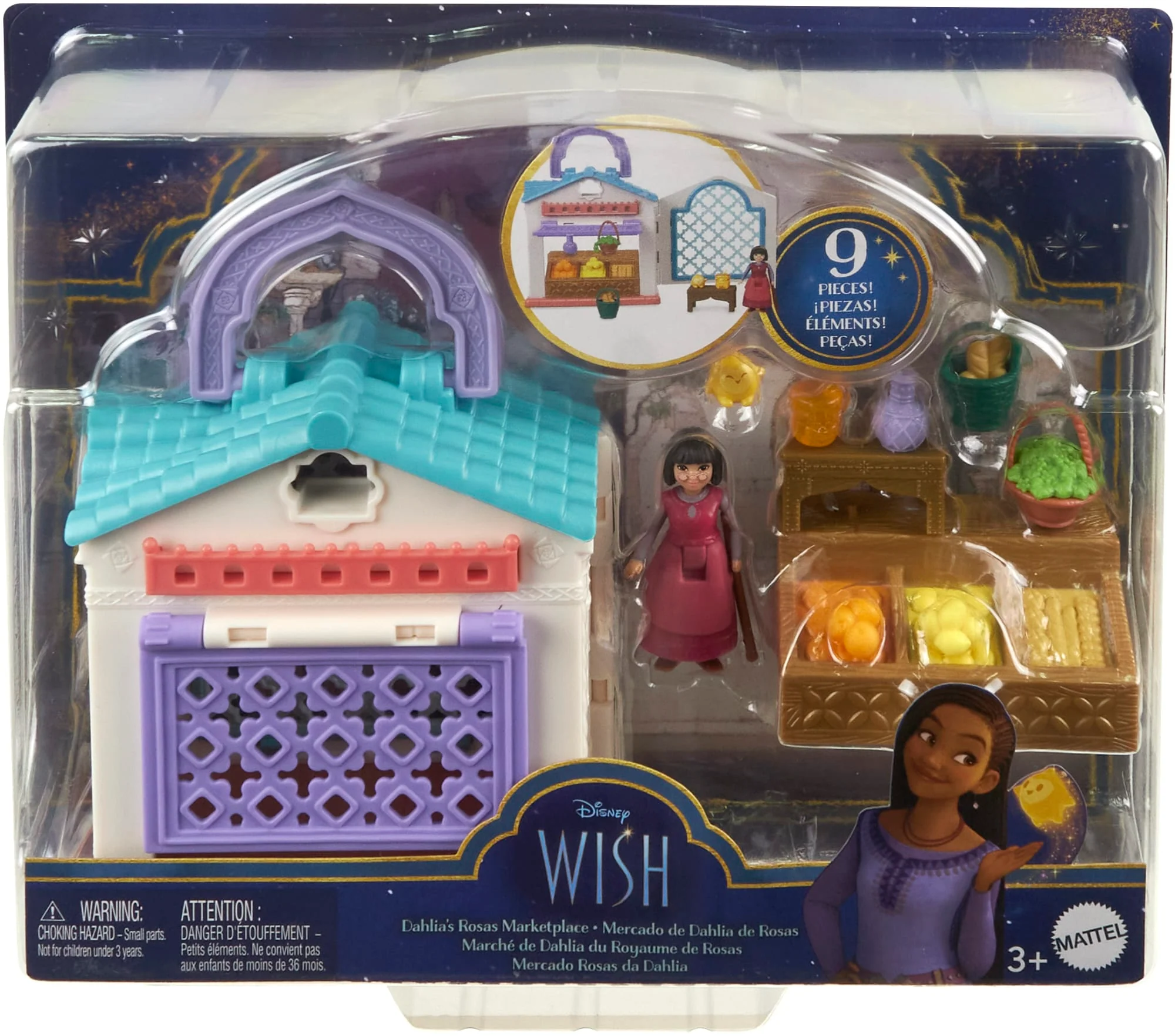 Disney-Marché De Dahlia Du Royaume De Rosas-Coffret Wish - Image 6