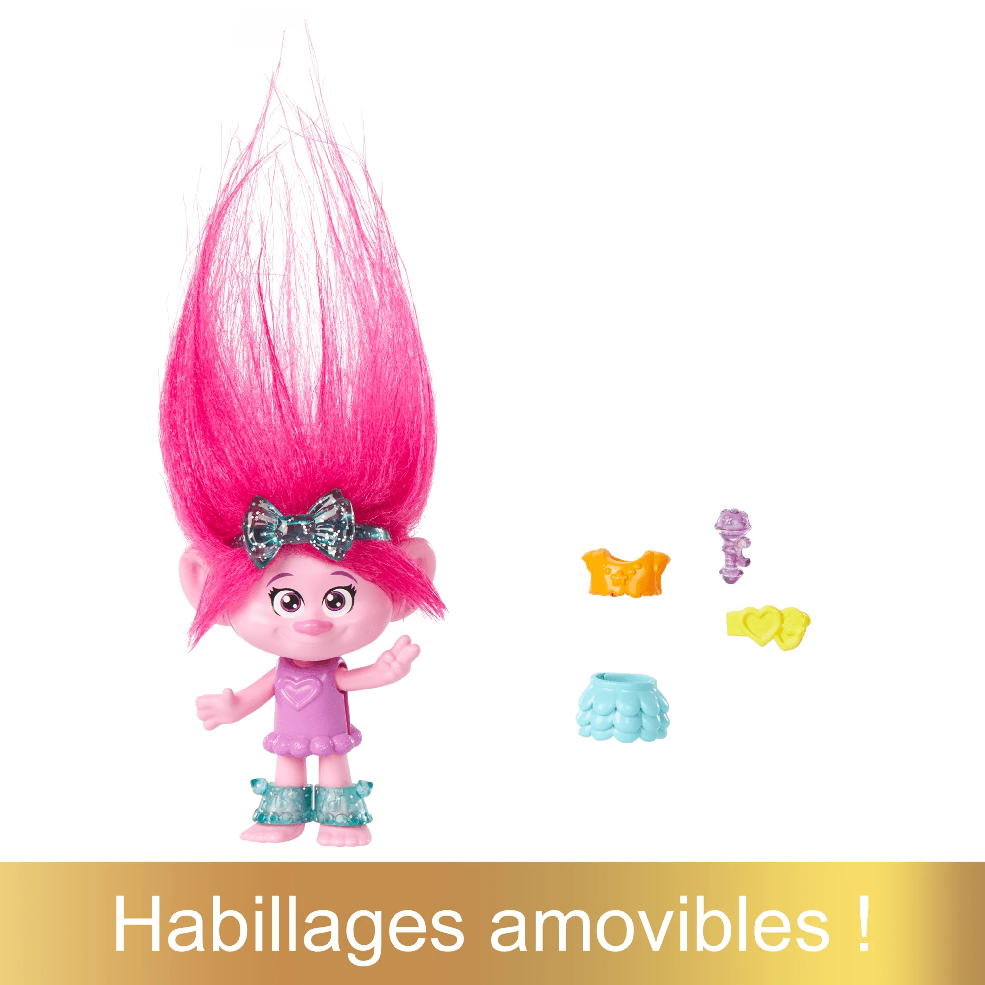Dreamworks – Les Trolls 3 – Hair Pops – Poupée Reine Poppy - Image 5