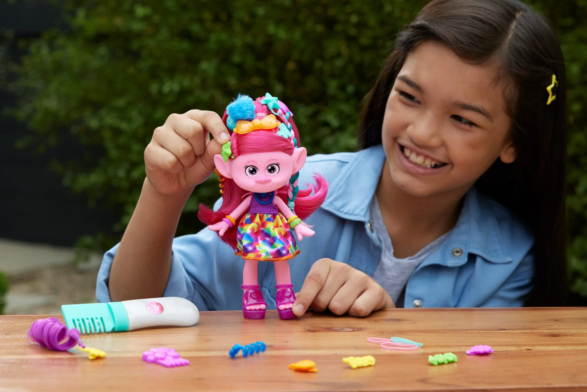 Dreamworks – Les Trolls 3 – Strass Et Paillettes – Poupée Reine Poppy - Image 2