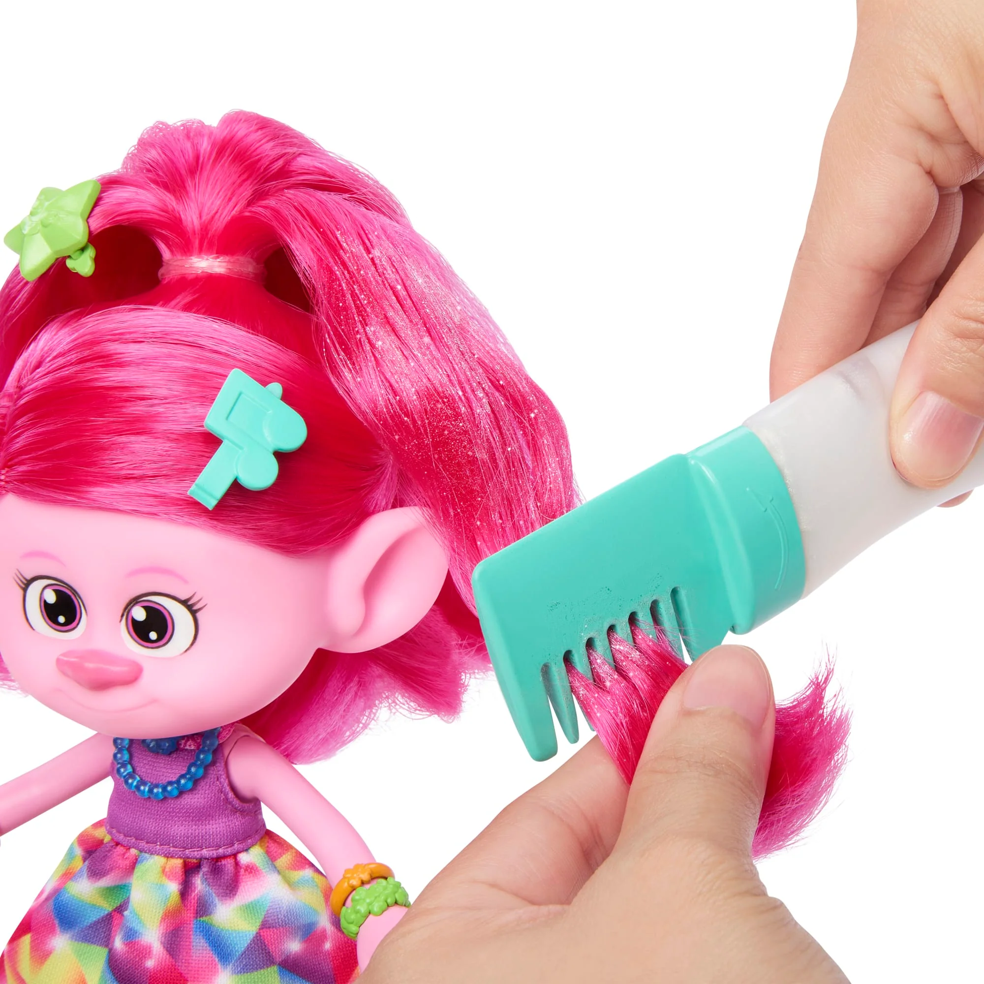 Dreamworks – Les Trolls 3 – Strass Et Paillettes – Poupée Reine Poppy - Image 4