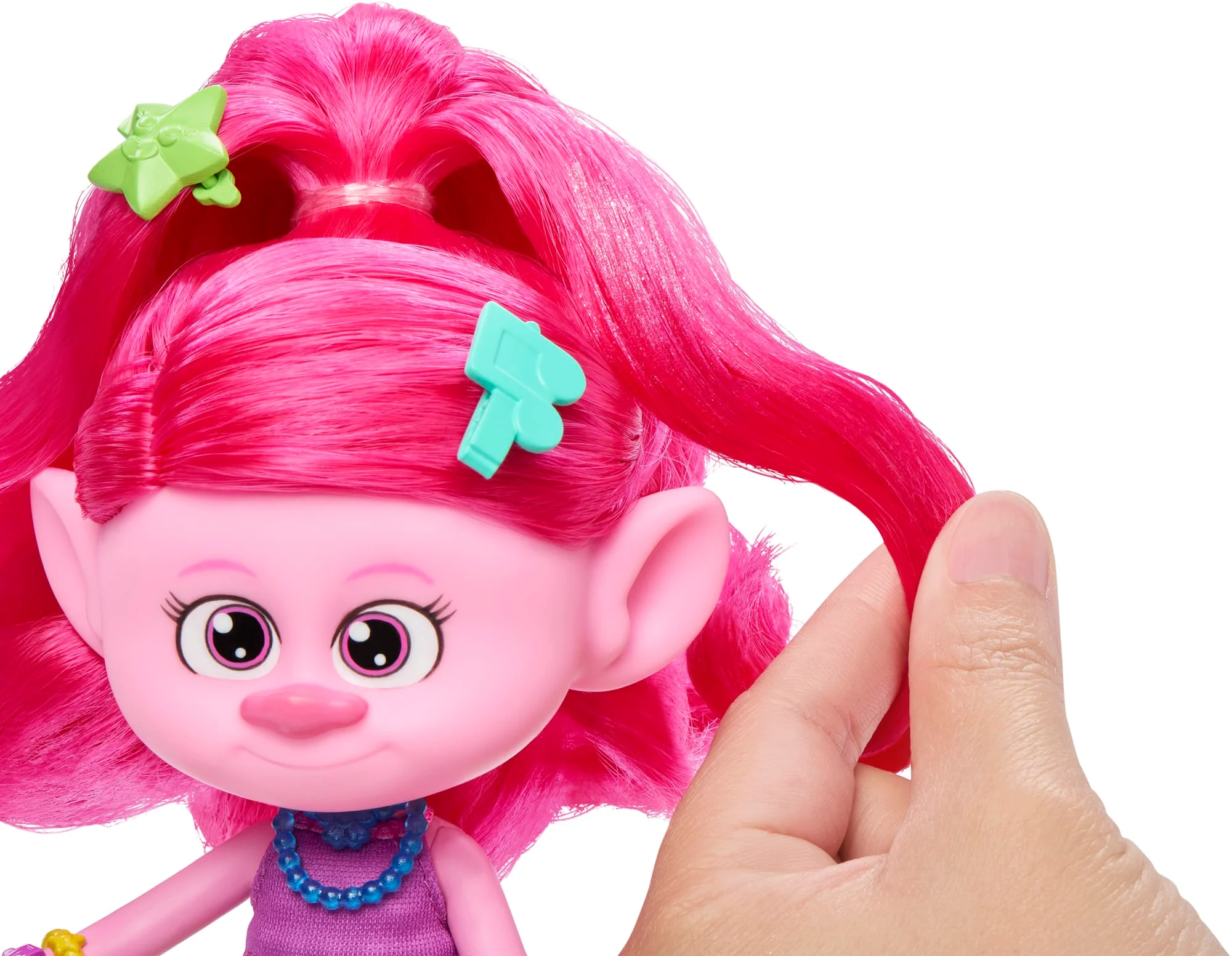 Dreamworks – Les Trolls 3 – Strass Et Paillettes – Poupée Reine Poppy - Image 5