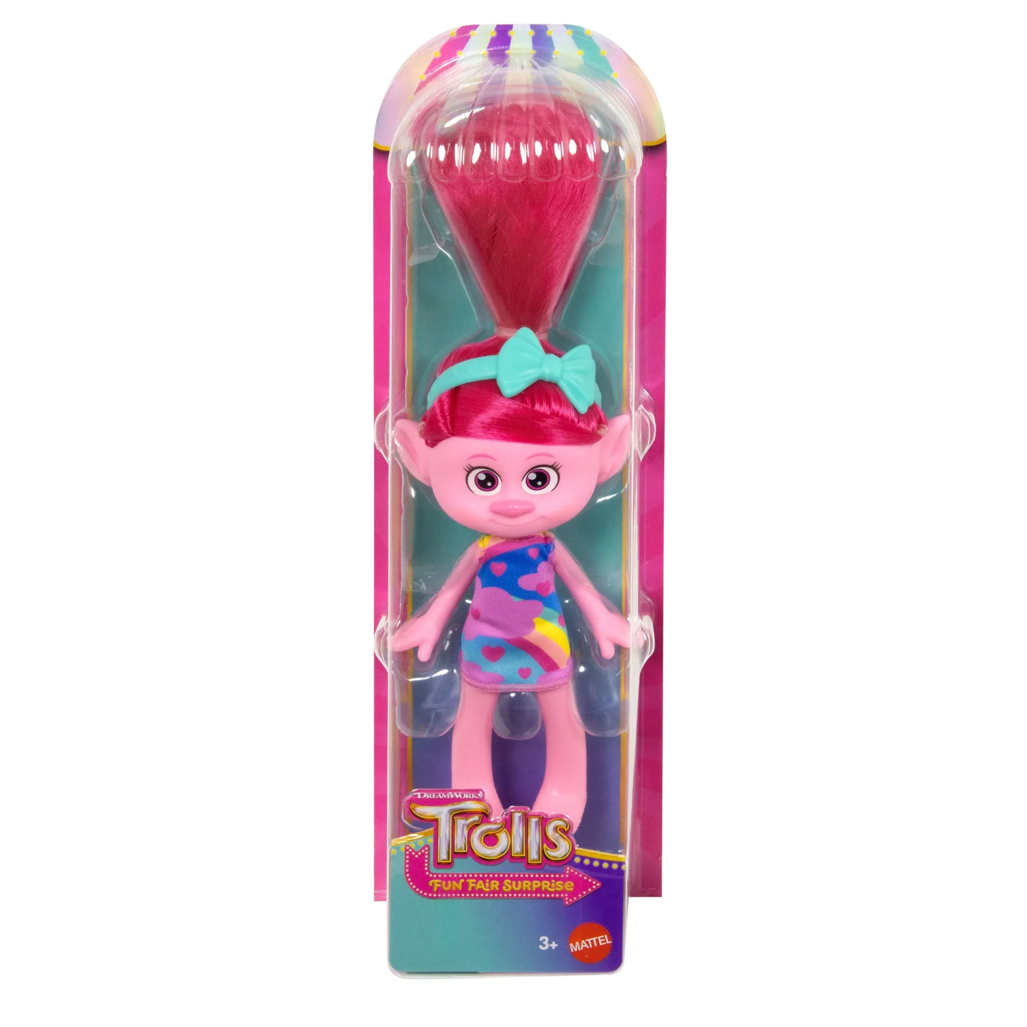 Dreamworks Trolls Fun Fair Surprise Trendsettin' Queen Poppy Fashion Doll - Image 5