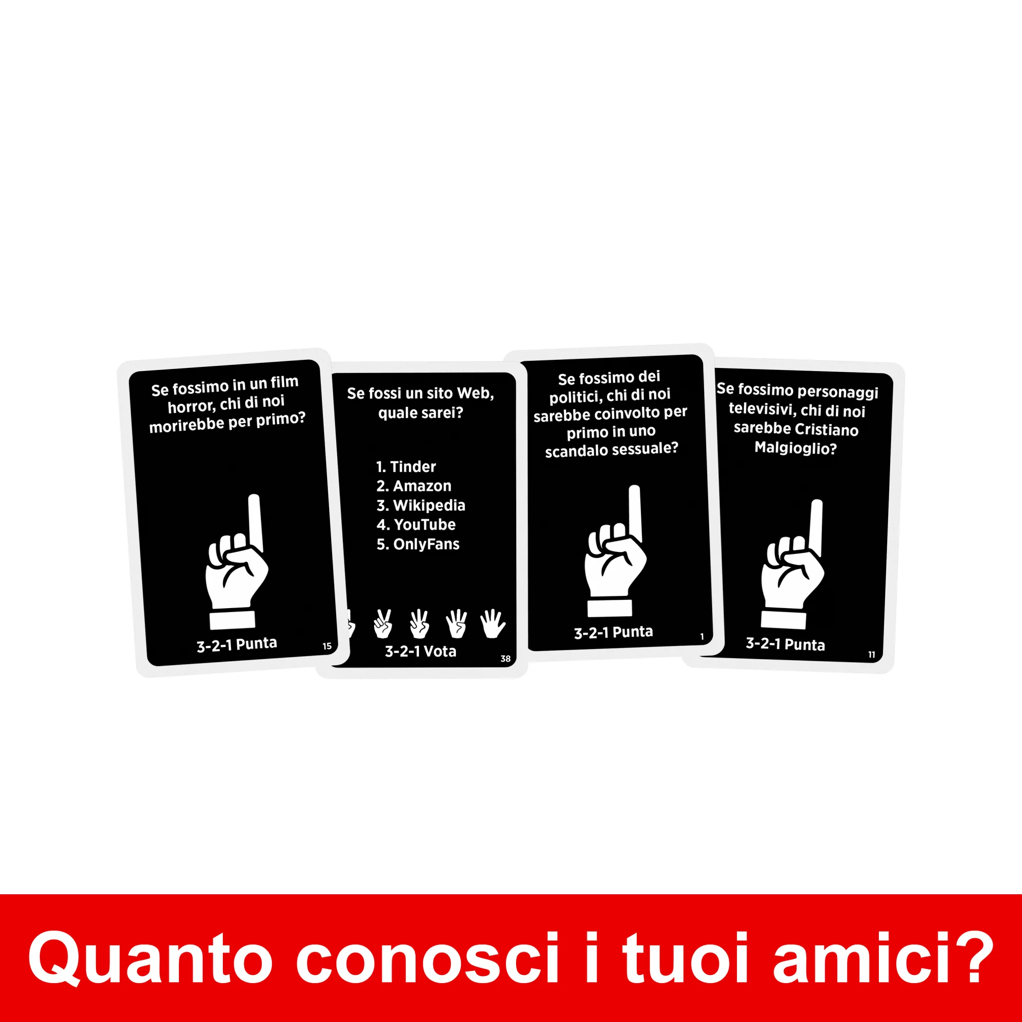E Se Fossi..., Gioco Per Adulti Con Domande Ridicole E Votazione Con Le Dita Per 3-8 Giocatori - Image 3
