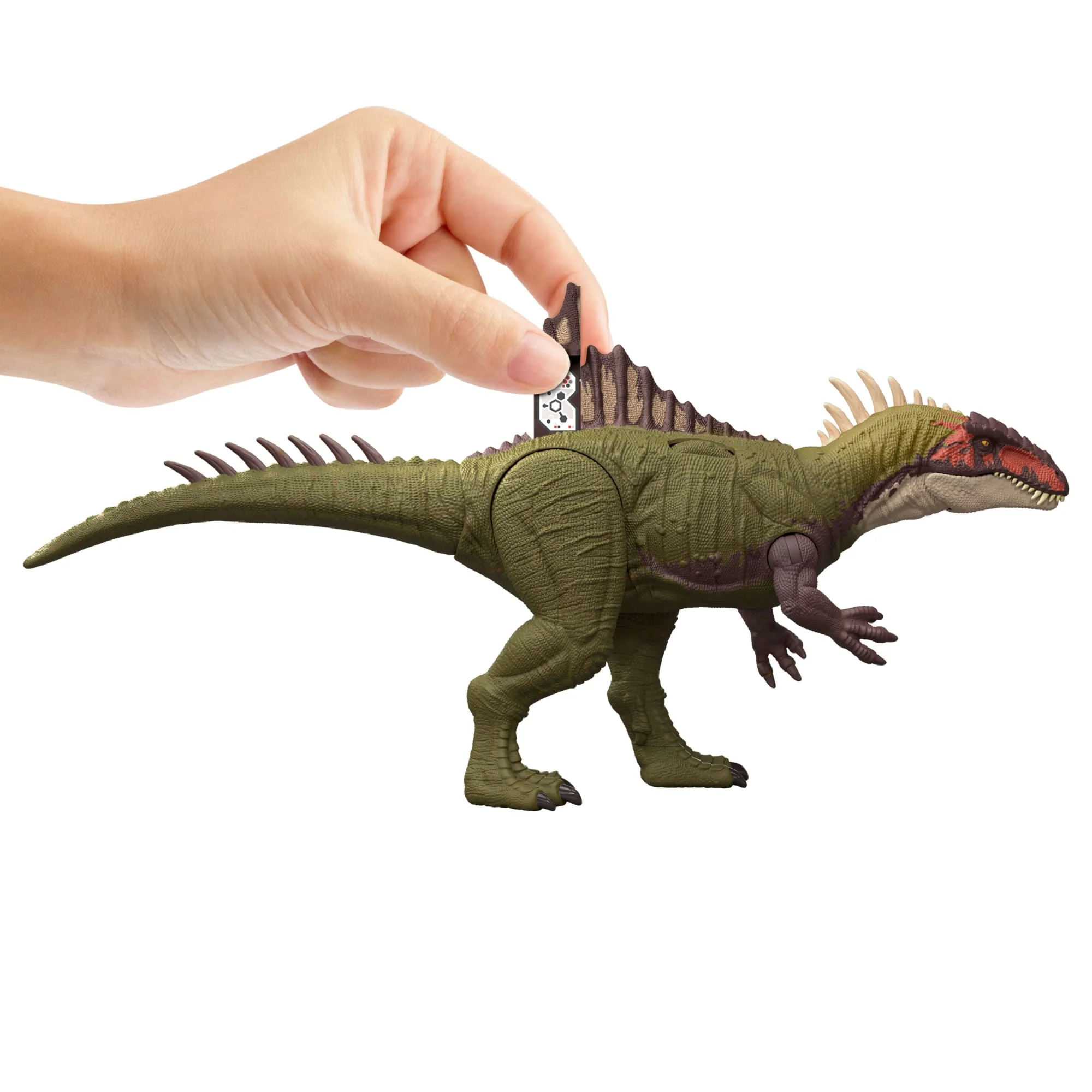 Jurassic World Chaos Theory Battle Roarin’ Becklespinax Dinosaur Action Figure Toy, Rampage Strike - Image 6