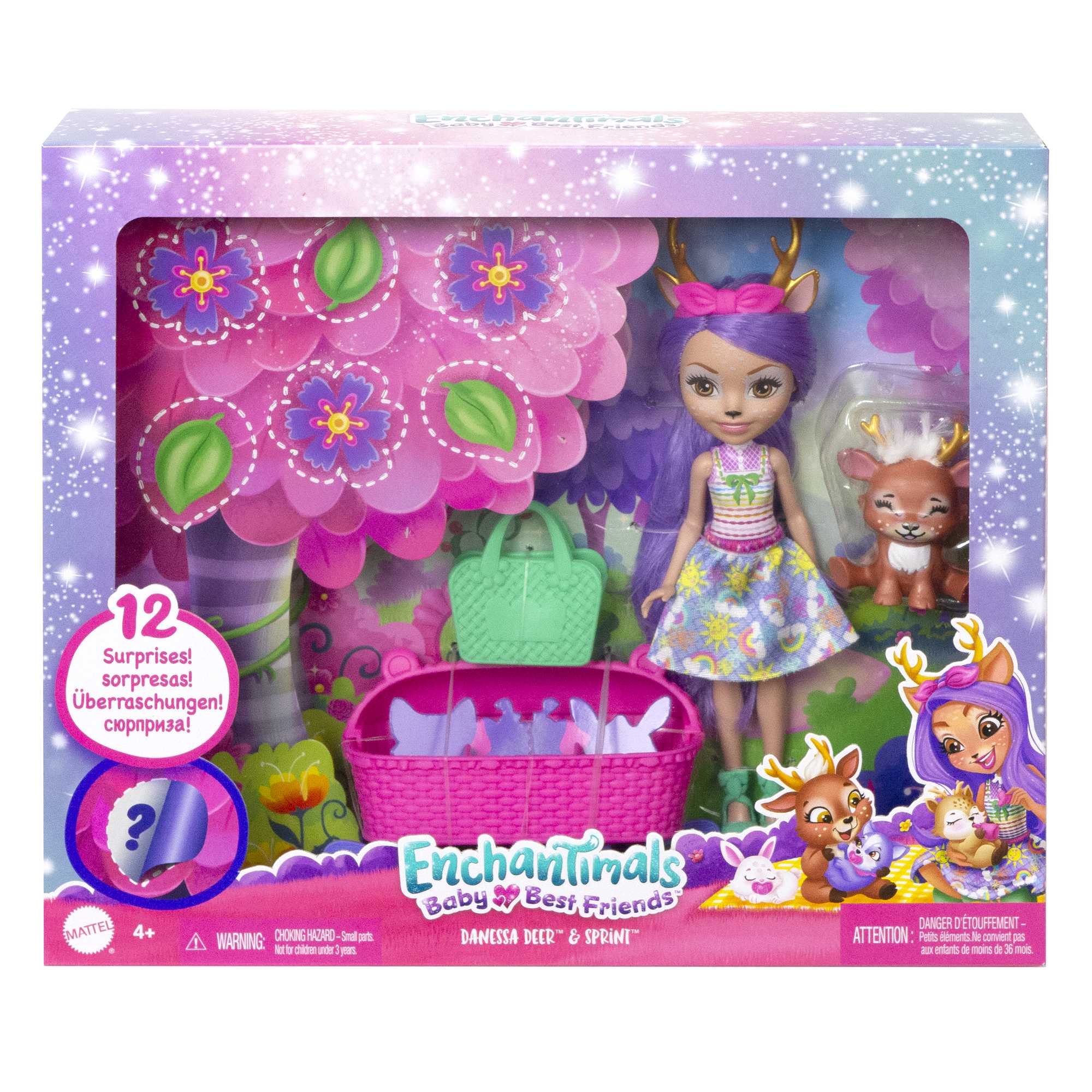 Enchantimals Baby Best Friends Danessa Deer & Sprint Doll - Image 6